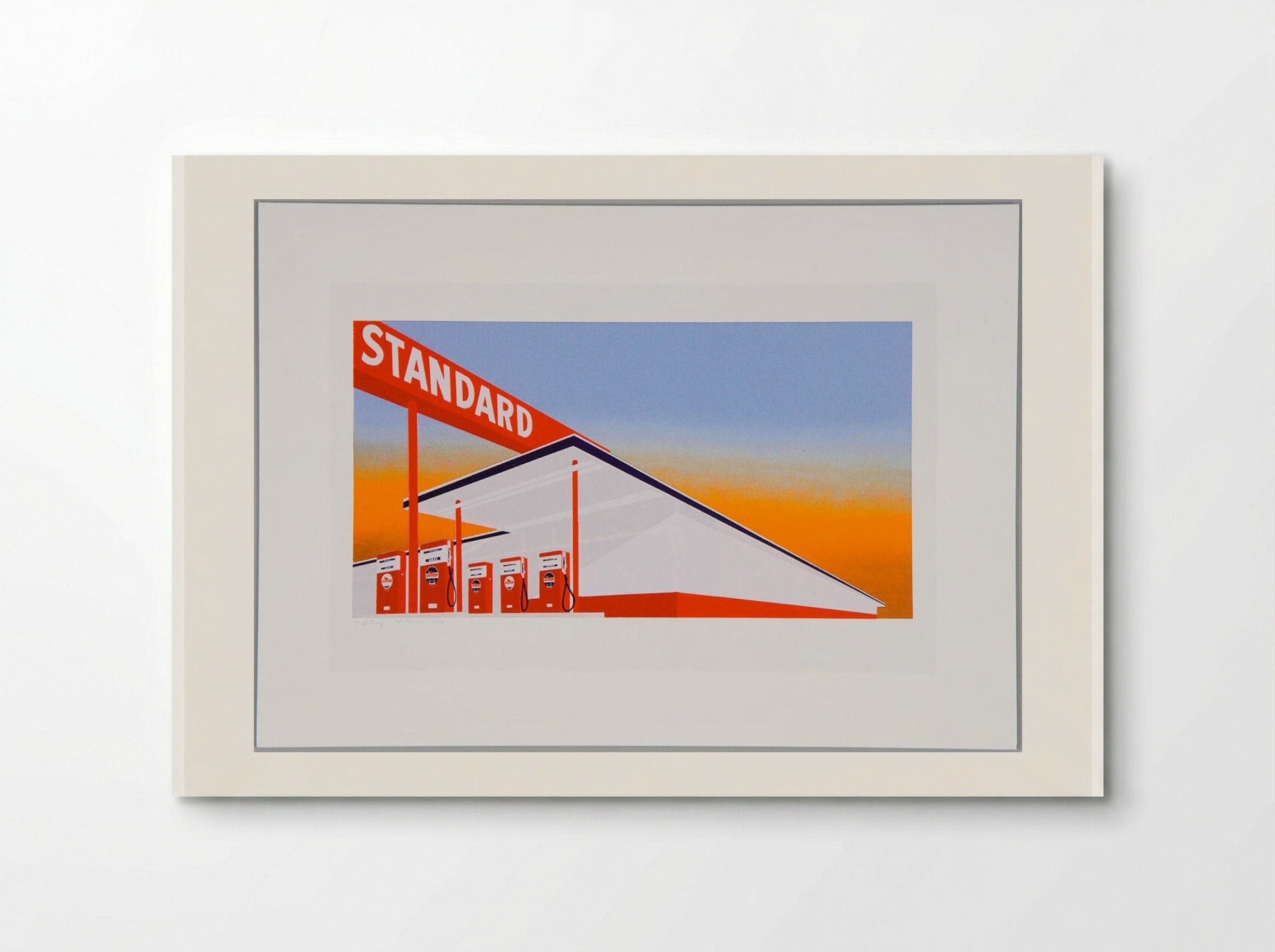 Standard Station - Edward Ruscha - Poster