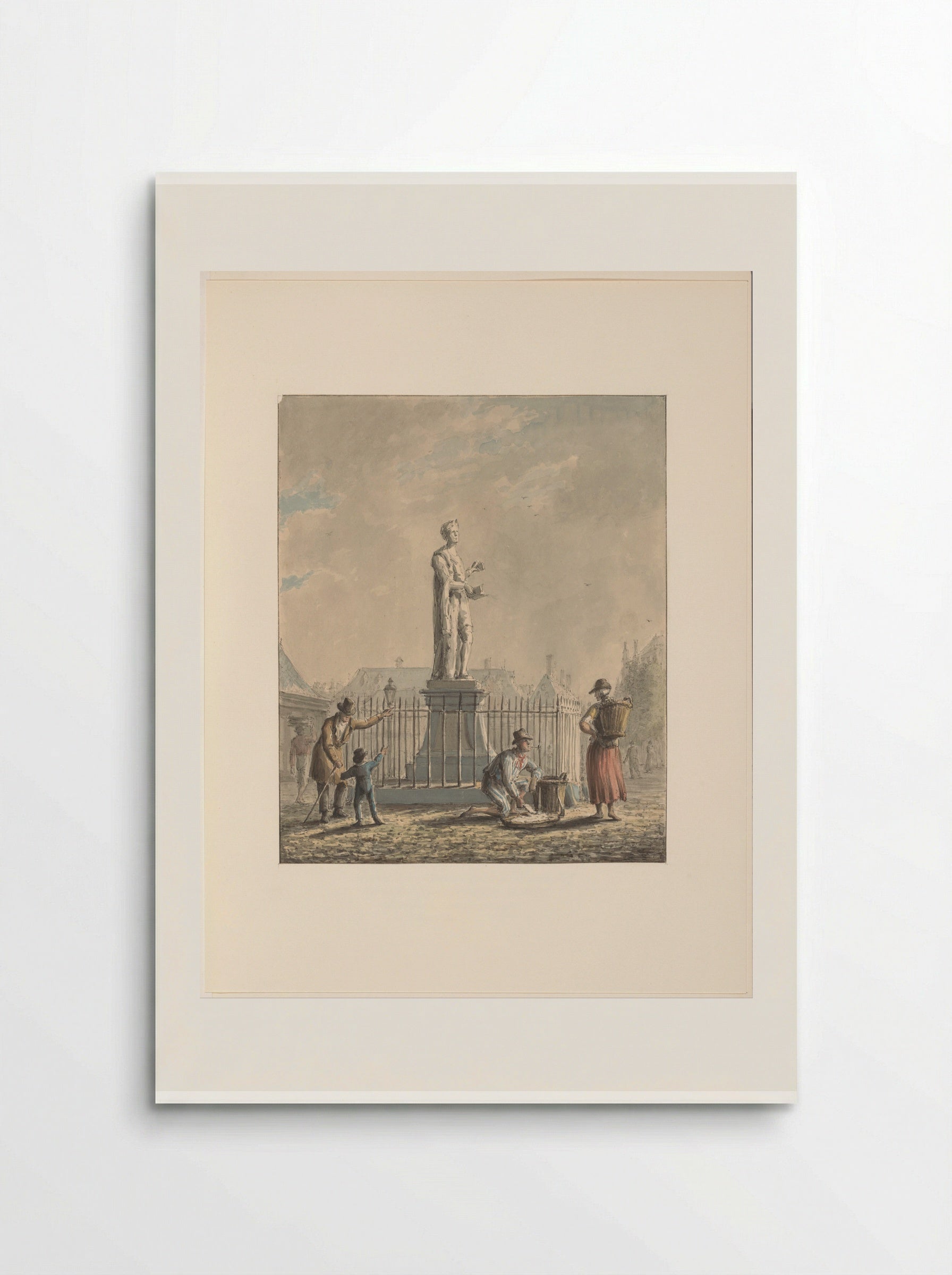 Standbeeld van Laurens Jansz. Coster te Haarlem - Johannes Jelgerhuis - Poster