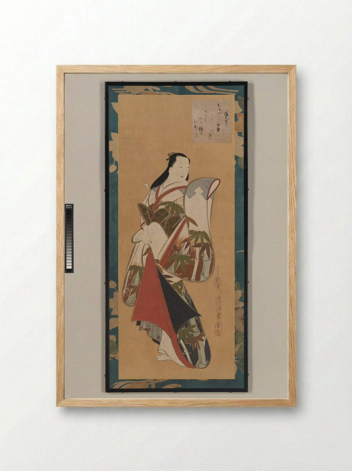 Standing Courtesan - Kaigetsudō Ando - Framed Print Wood