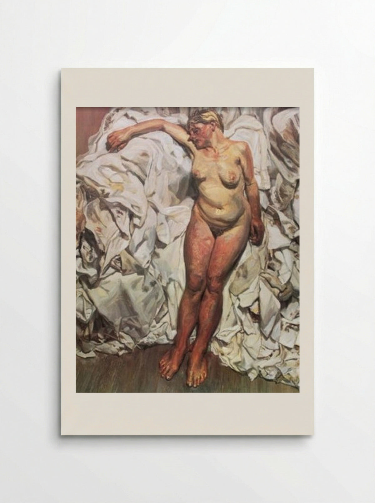 Standing by the Rags - Lucian Freud - Poster