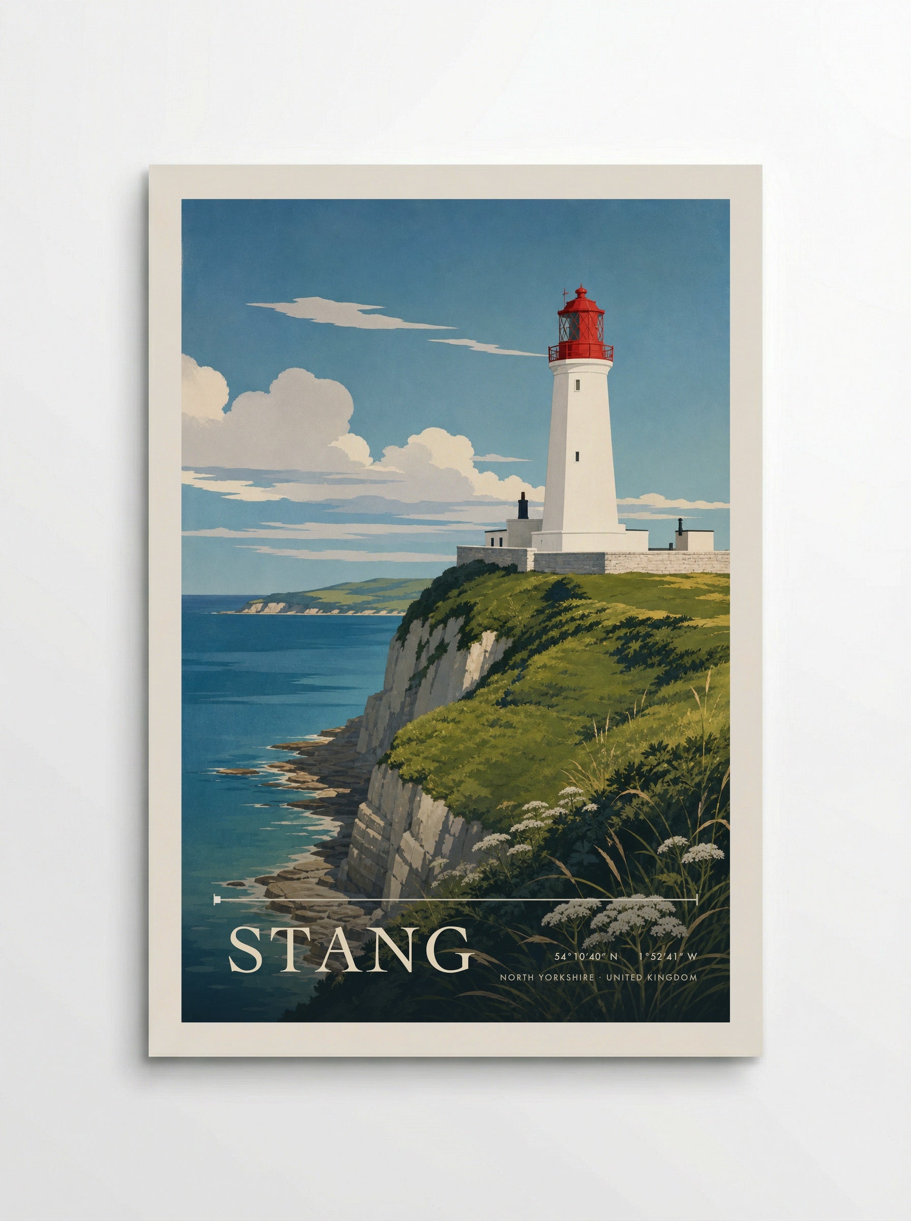 Stang North Yorkshire United Kingdom Travel Poster - Poster