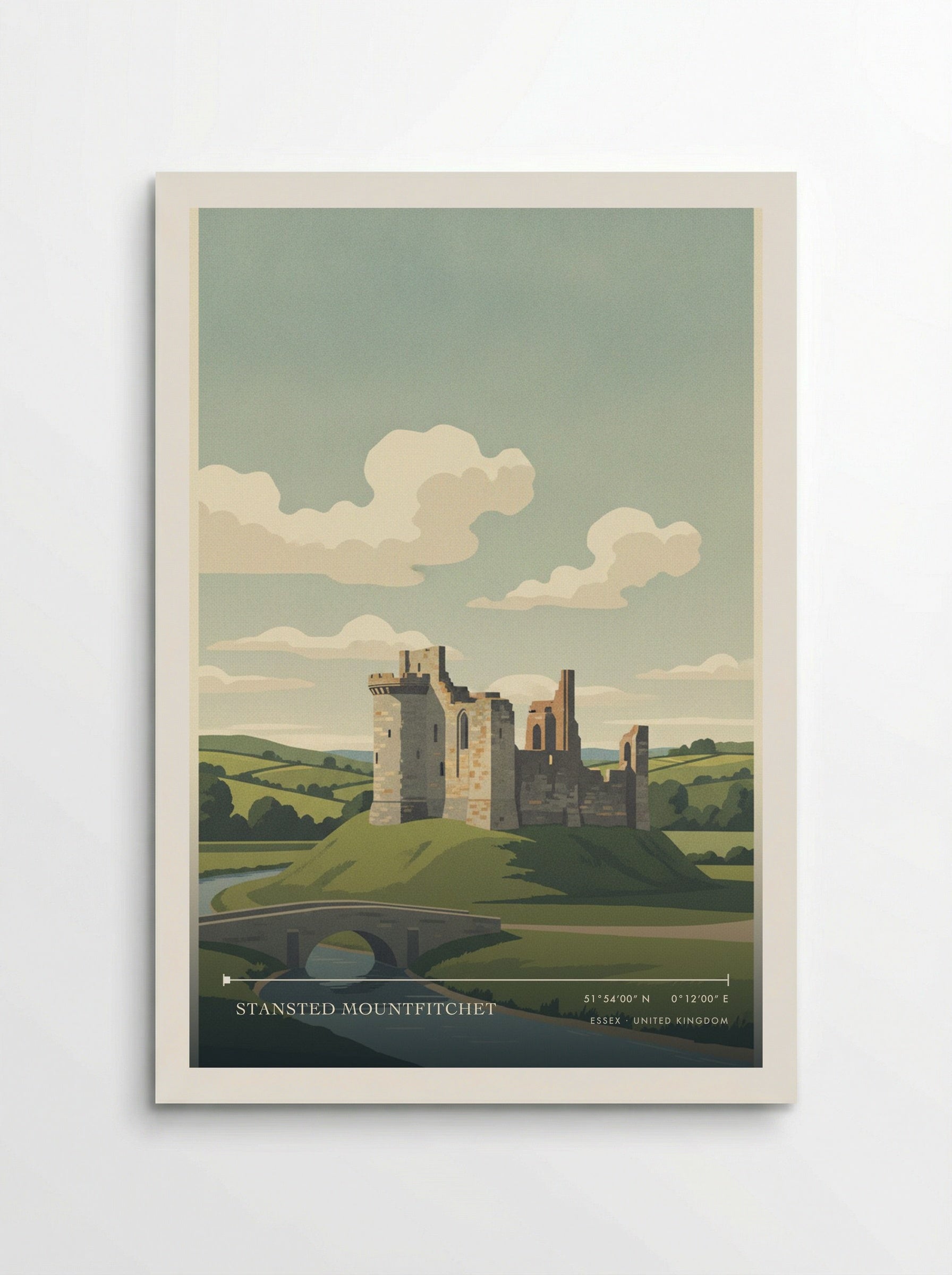 Stansted Mountfitchet Essex United Kingdom Travel Poster - Poster