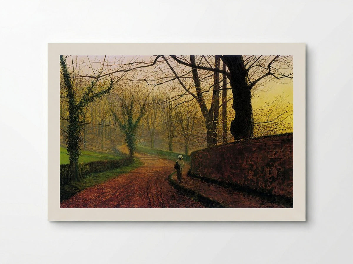Stapleton Park near Pontefract - John Atkinson Grimshaw - Poster