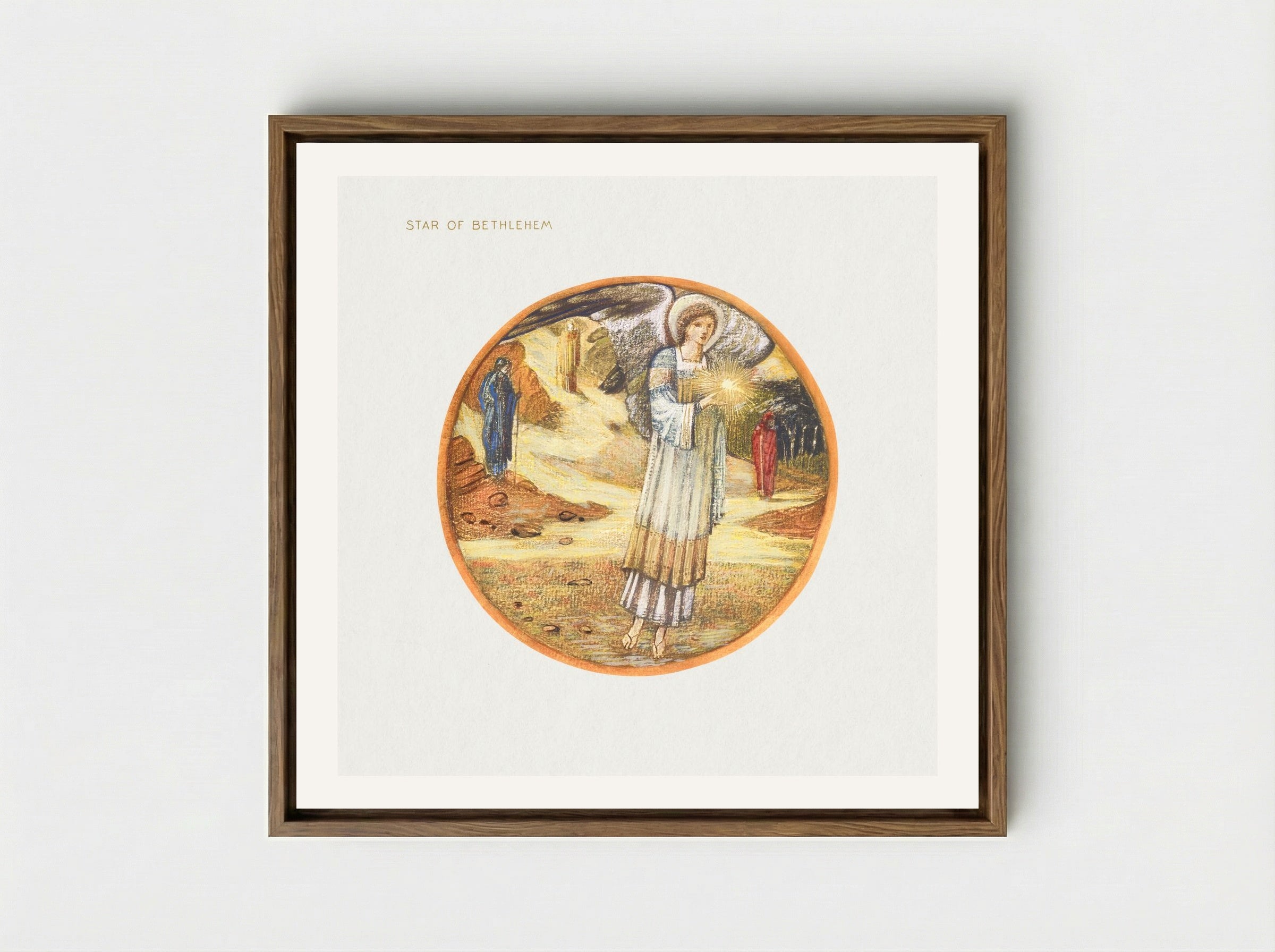Star of Bethlehem - Edward Burne-Jones - Framed Canvas Wood