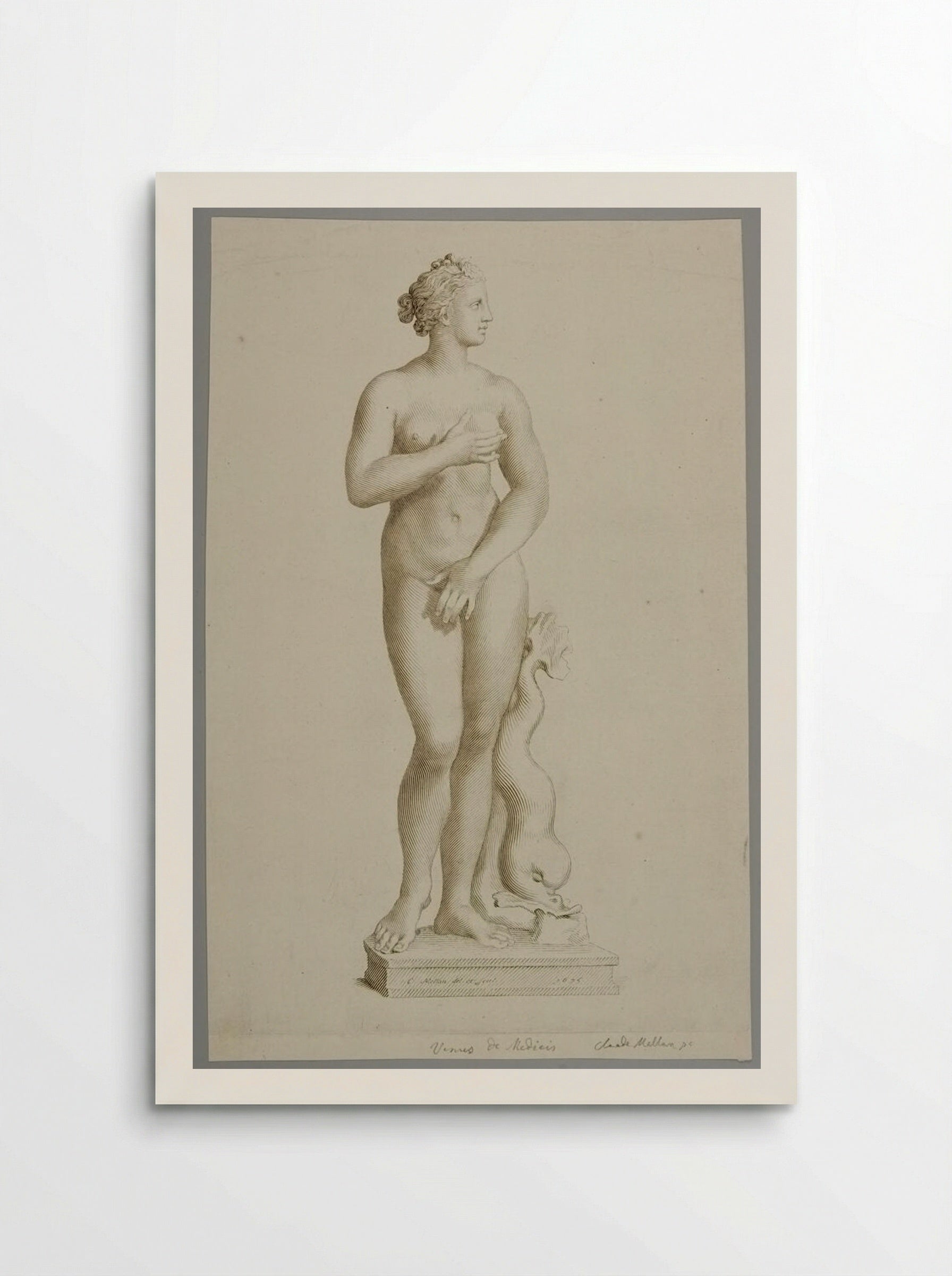Statue of Venus - Claude Mellan - Poster