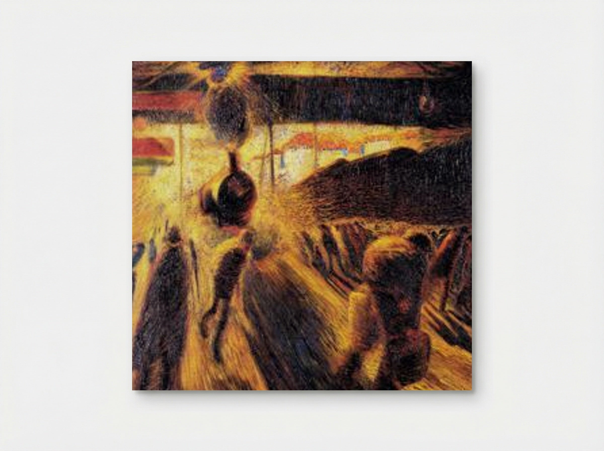 Stazione a Milano - Carlo Carrà - Poster