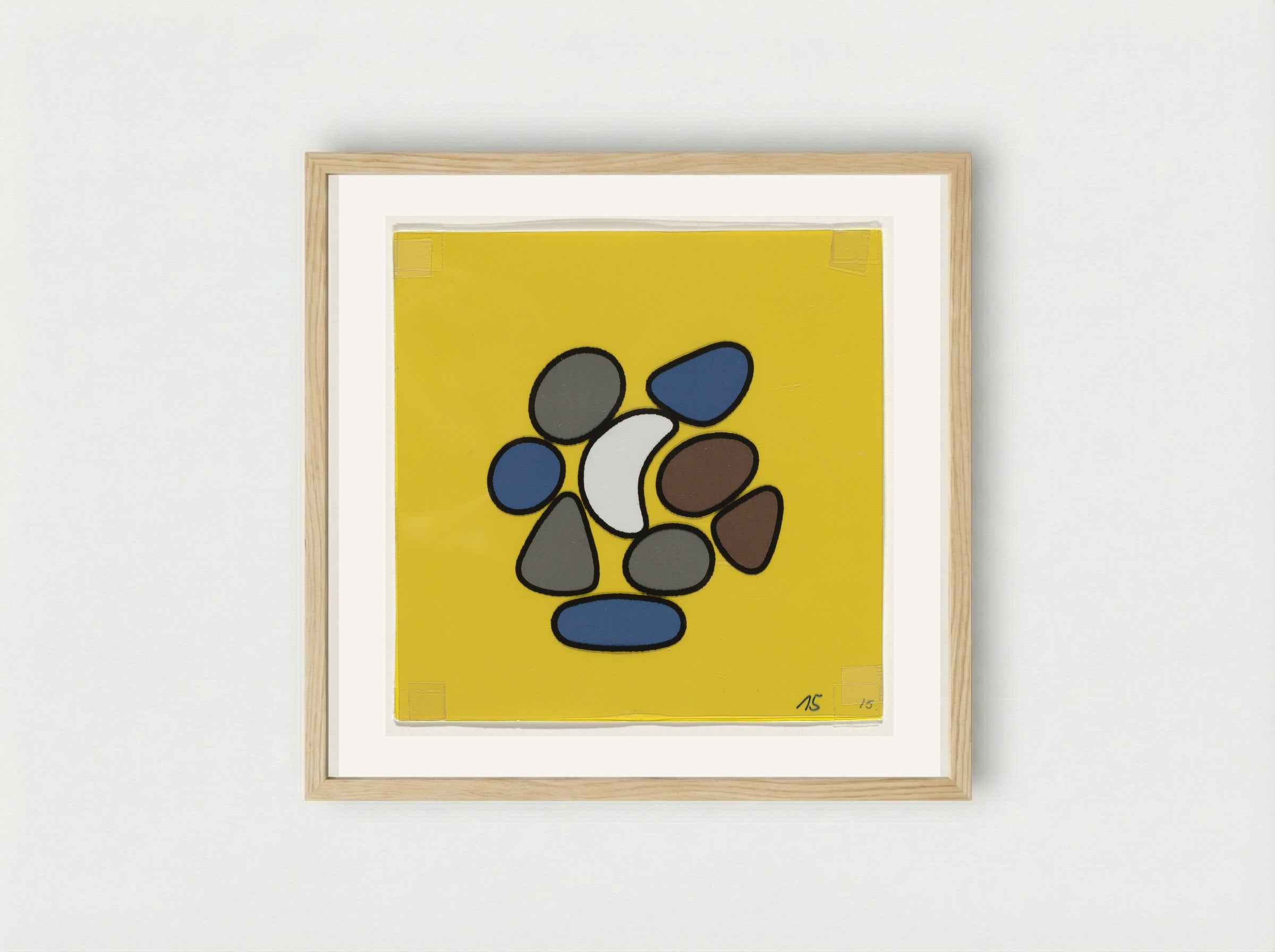 Stenen (Stones) - Dick Bruna - Framed Print Wood