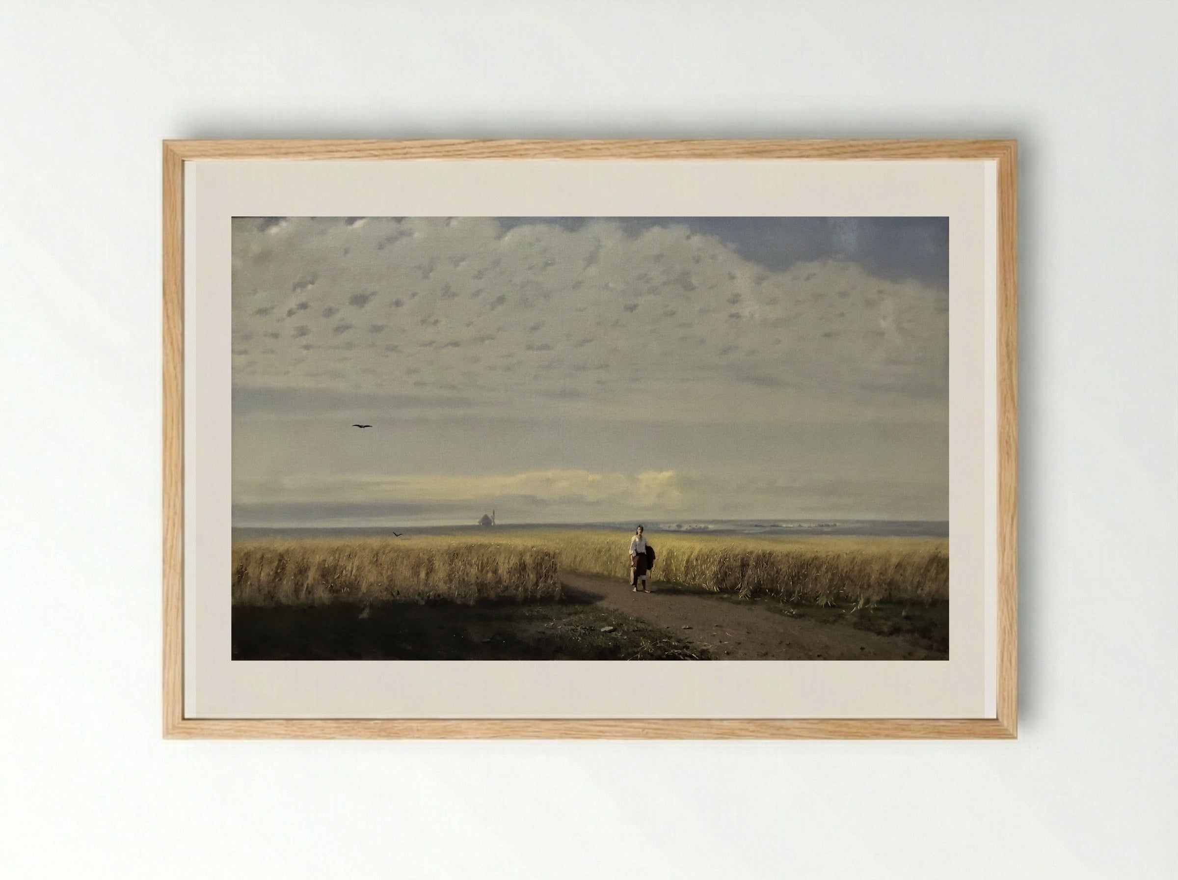 Steppe. Cornfield - Arkhip Kuindzhi - Framed Print Wood