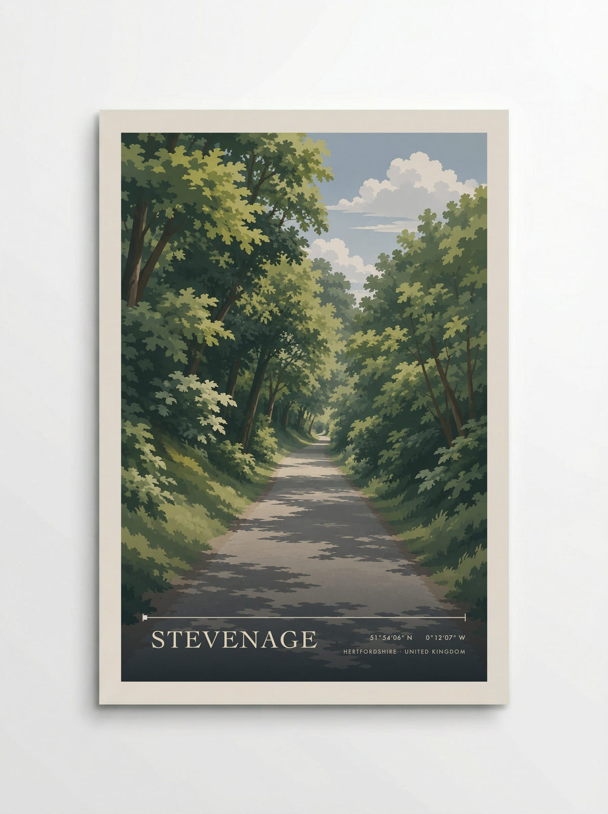 Stevenage, Hertfordshire | Travel Poster - Poster