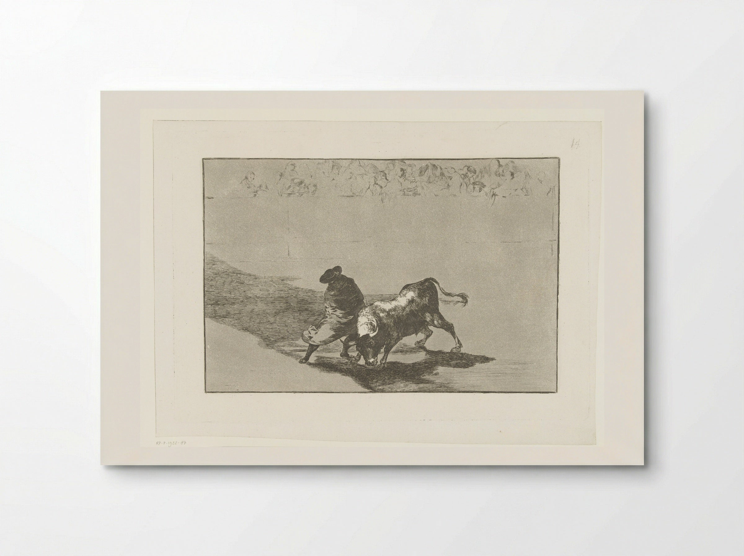 Stierenvechter in een arena - Francisco de Goya - Poster