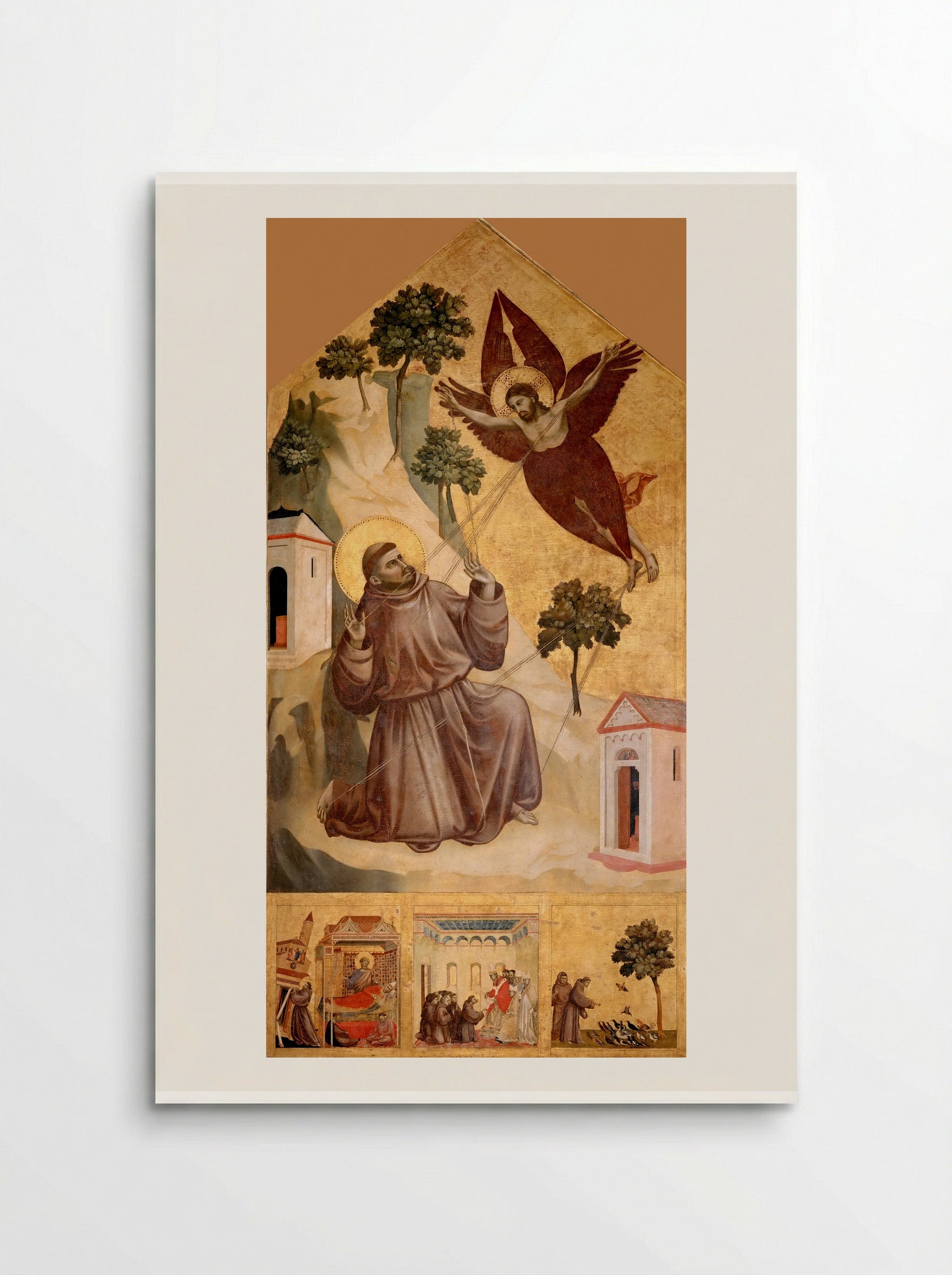 Stigmatization of St. Francis - Giotto di Bondone - Poster