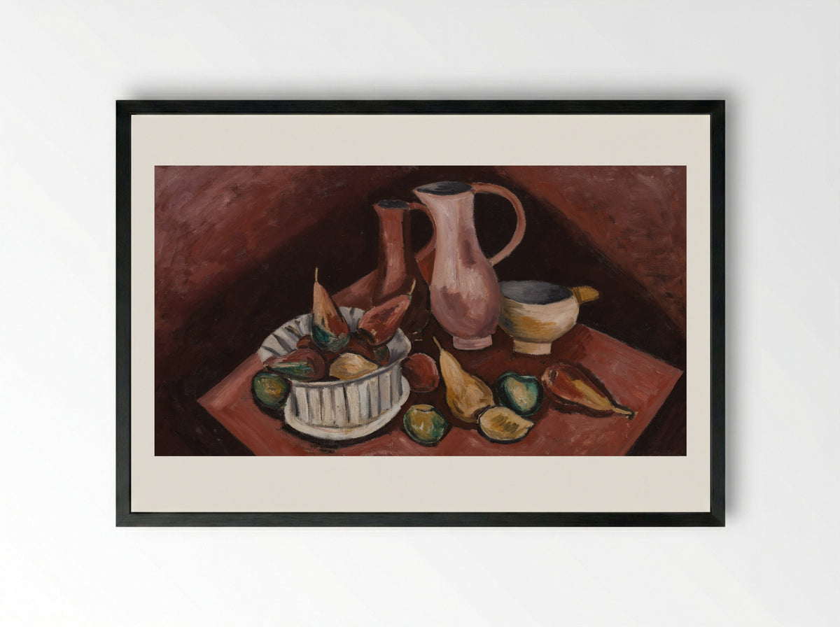 Still Life No. 3 - Marsden Hartley - Framed Print Black