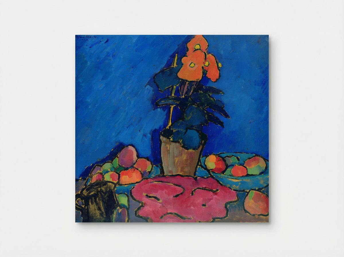 Still Life with Begonia - Alexej von Jawlensky - Poster