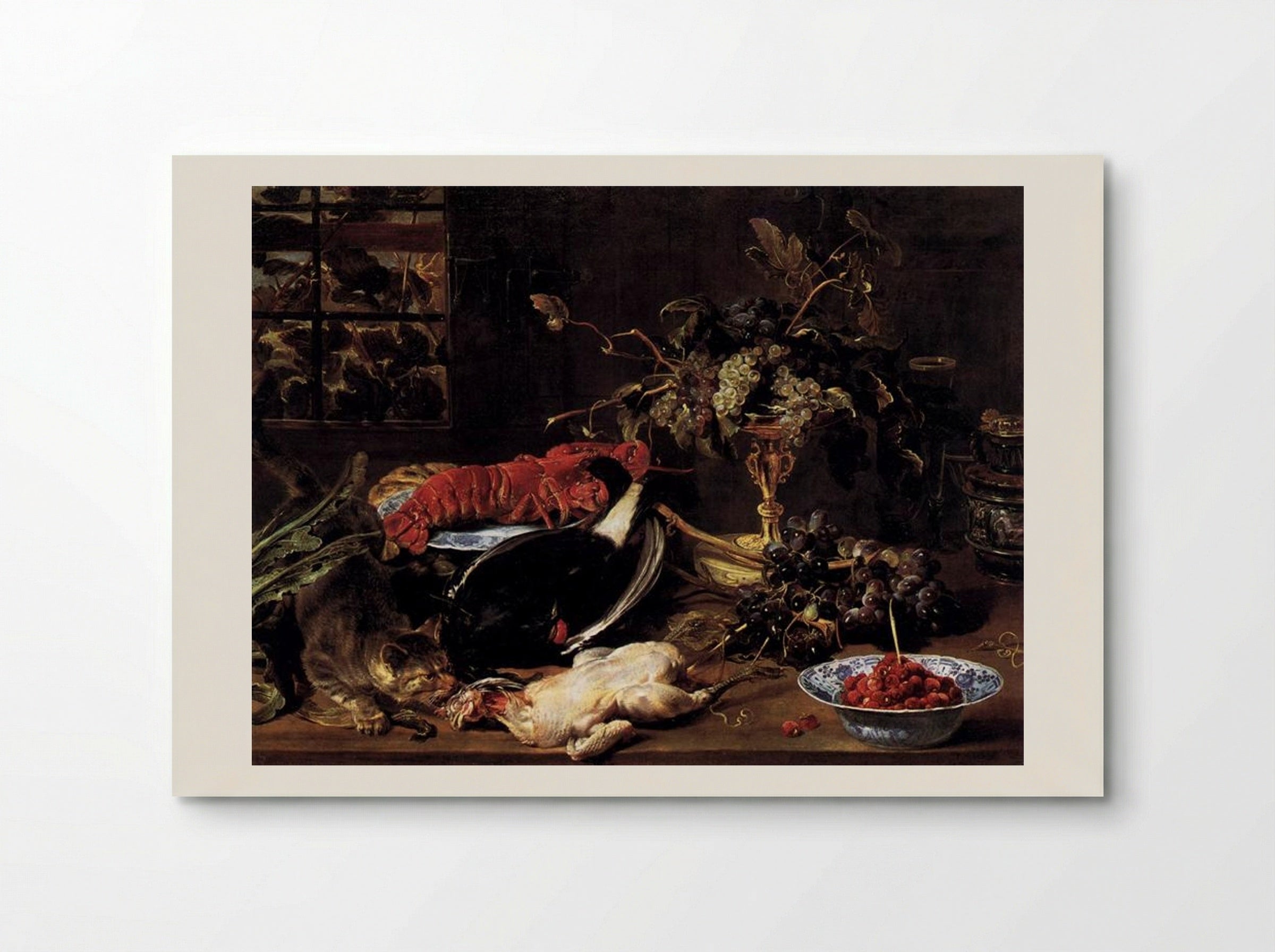 Still Life with Crab, Poultry, and Fruit - Frans Snyders - Poster