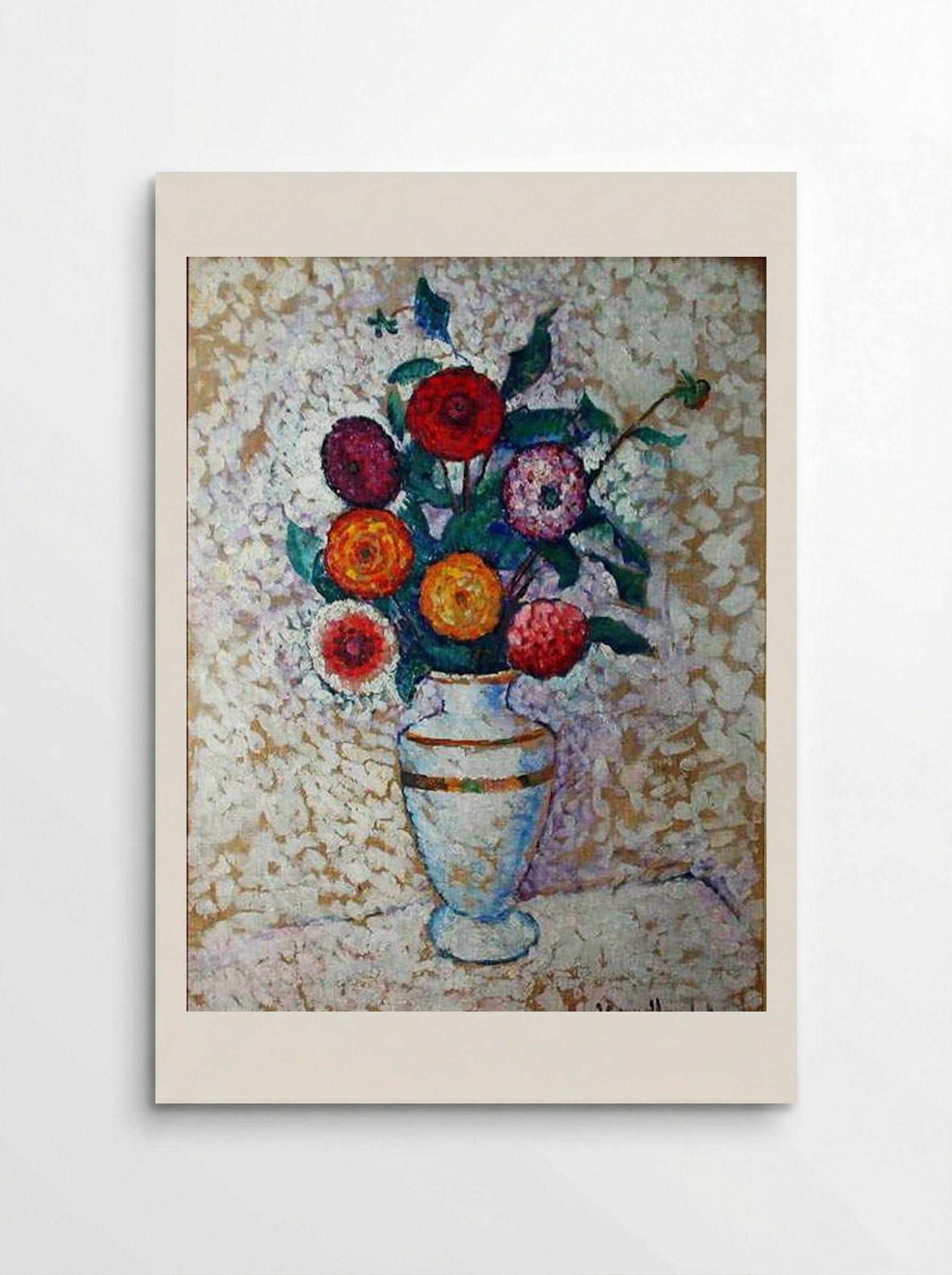 Still Life with Dahlias - Ilya Mashkov - Poster