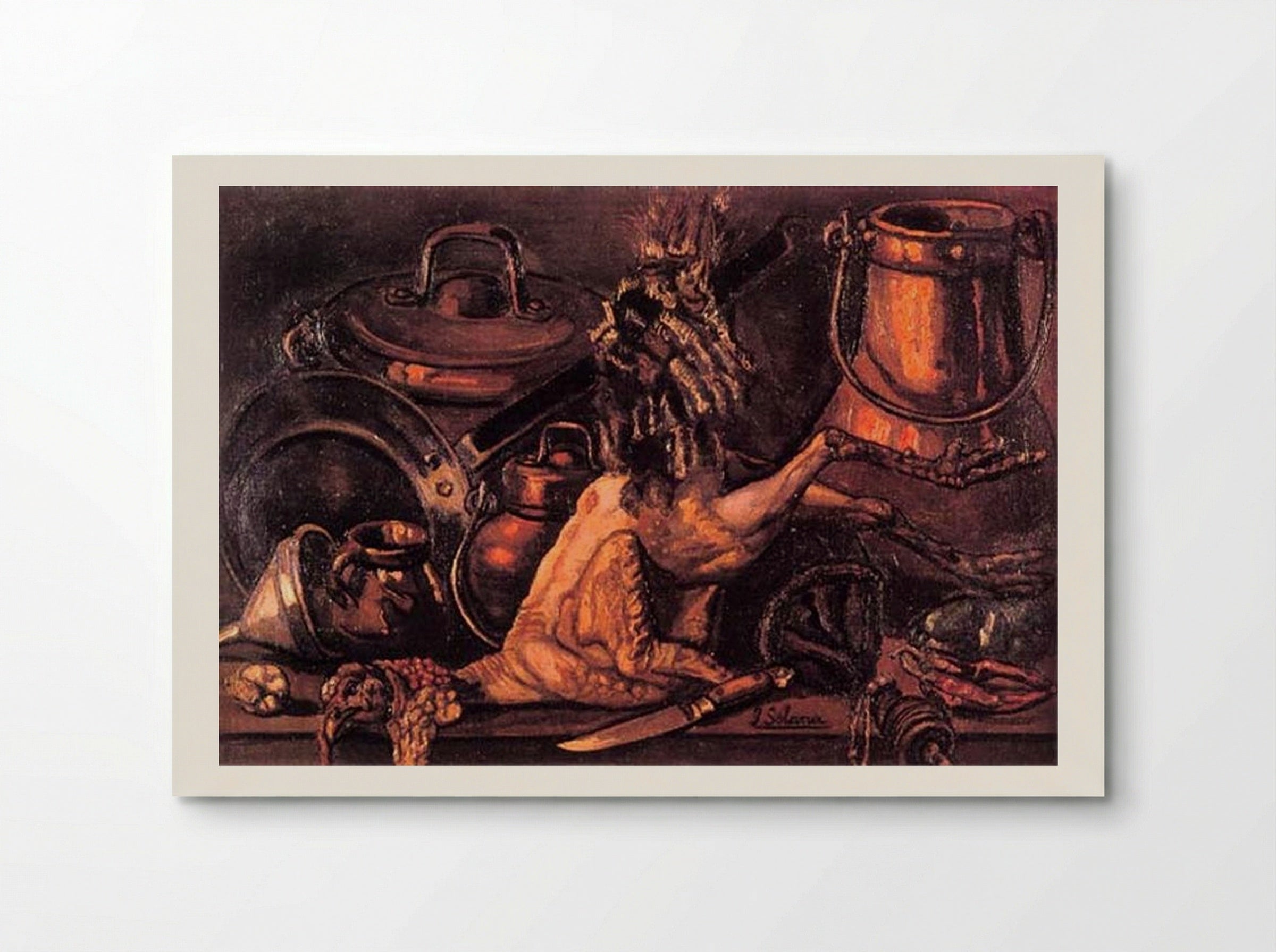 Still Life with Dead Turkey - José Gutiérrez Solana - Poster
