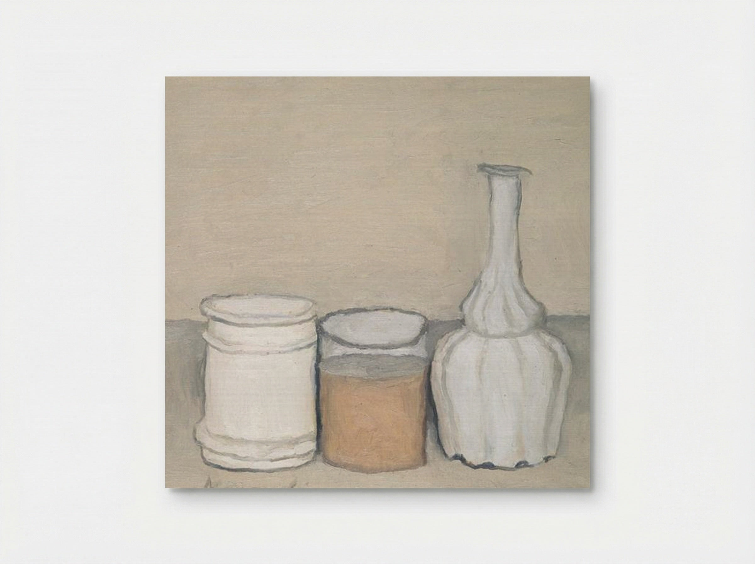 Still Life with Flask - Giorgio Morandi - Poster