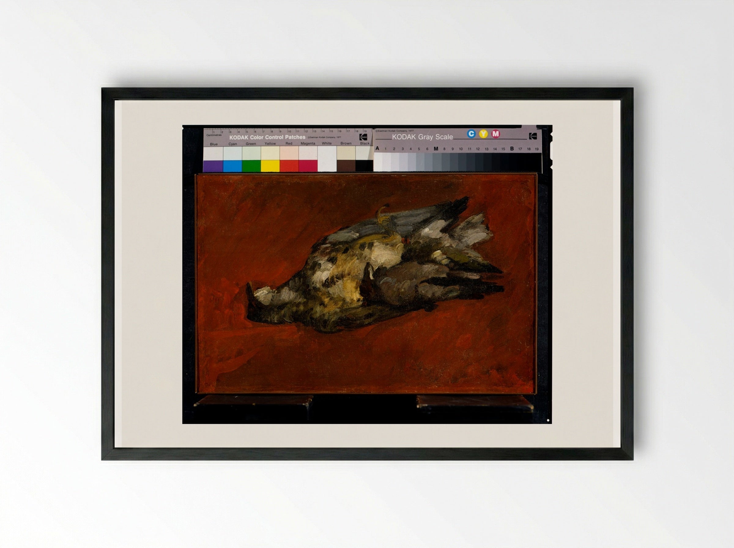 Still Life with Game Birds - Paul Cézanne - Framed Print Black