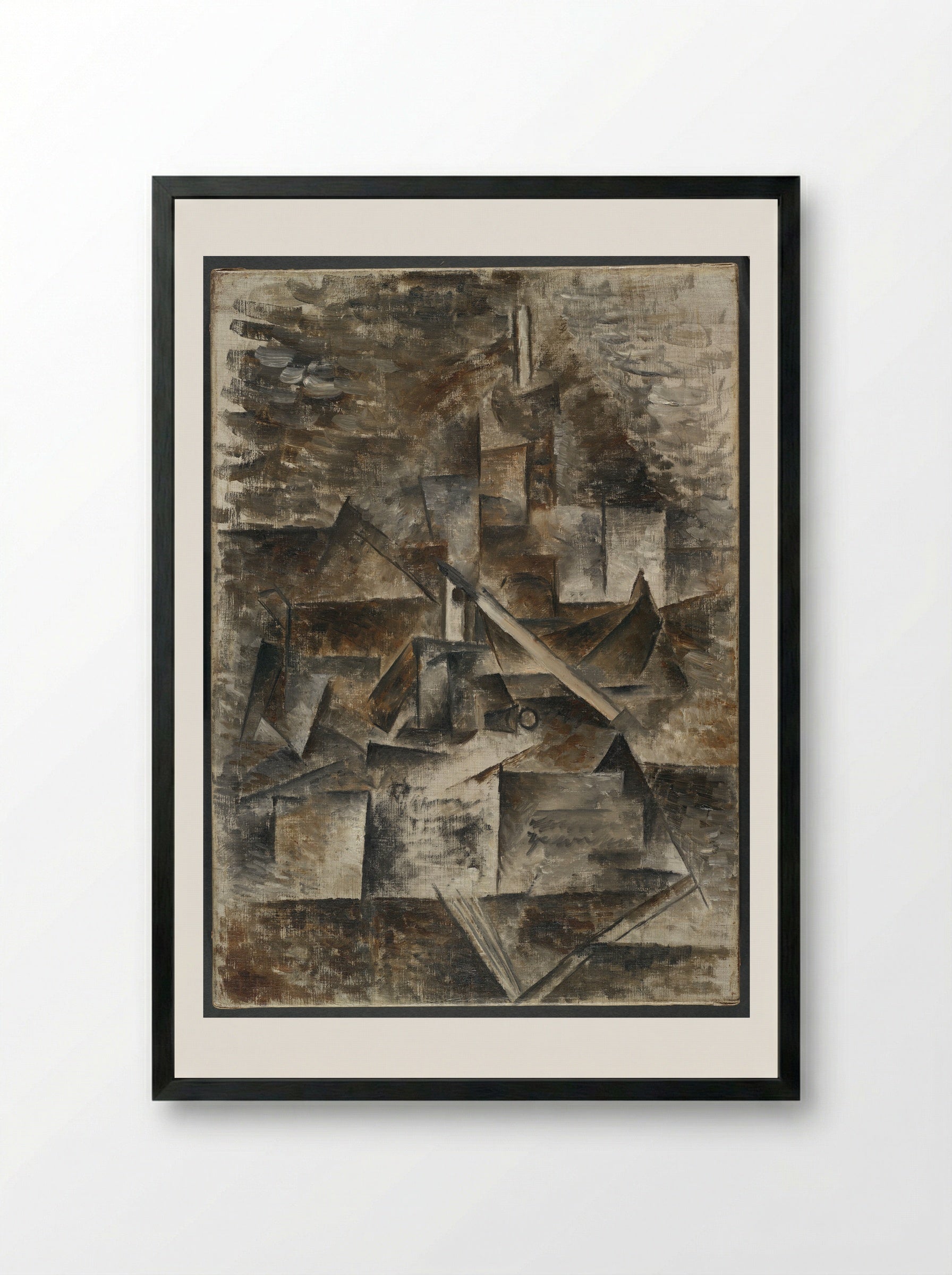 Still Life with Inkwell - Pablo Picasso - Framed Print Black