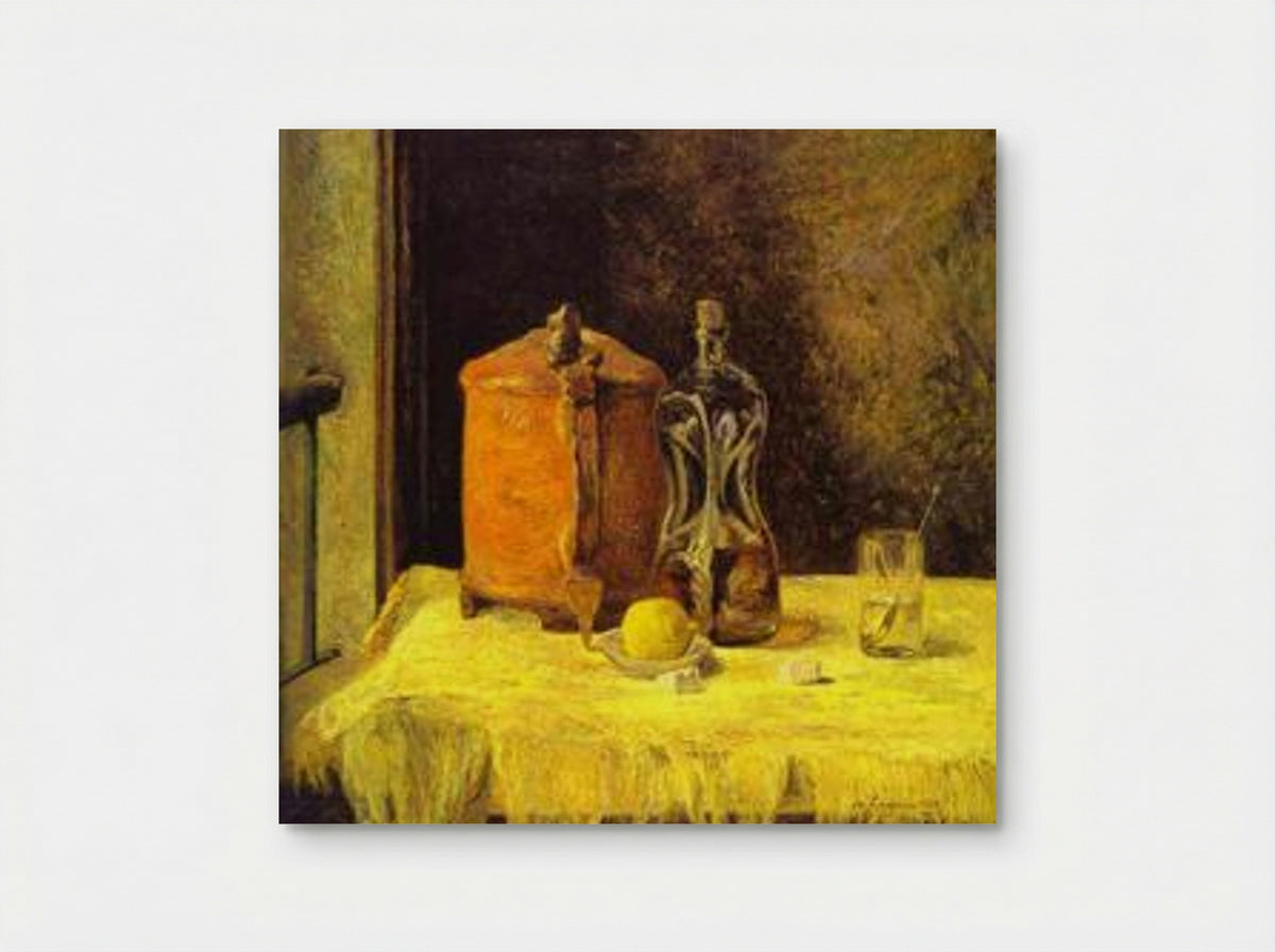 Still Life with Lemon and Glass - Paul Gauguin - Poster