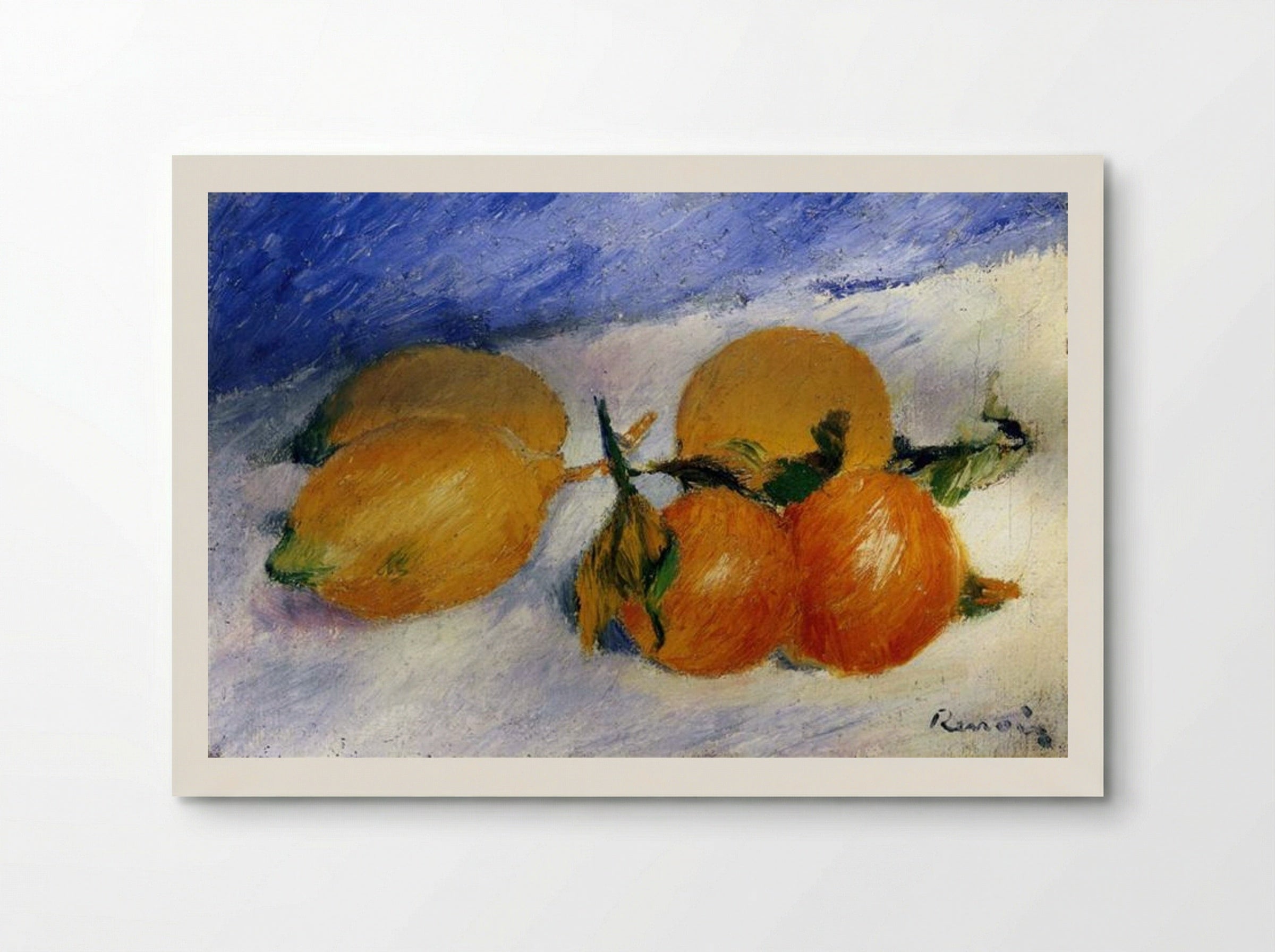 Still Life with Lemons and Oranges - Pierre-Auguste Renoir - Poster
