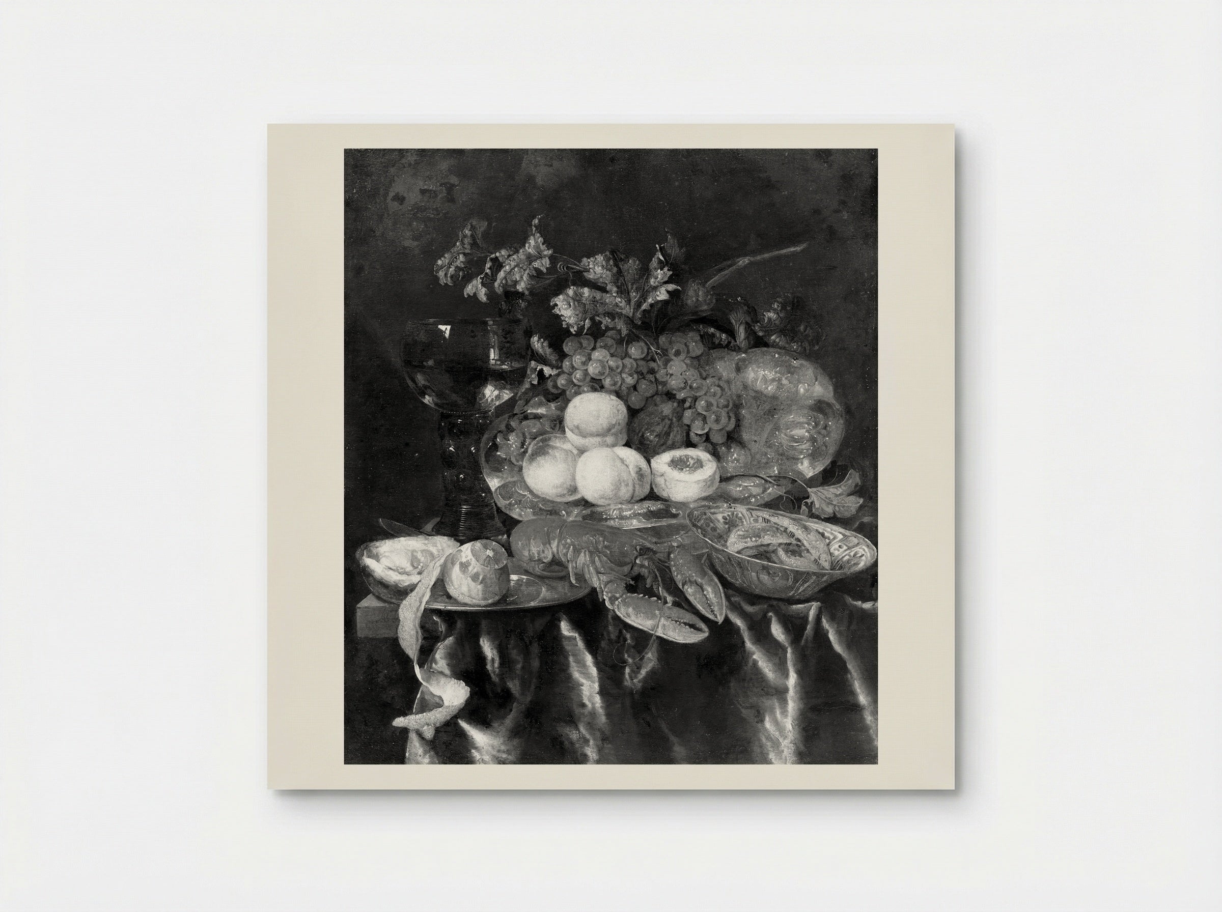 Still Life with Lobster and Fruit - Abraham van Beyeren - Poster