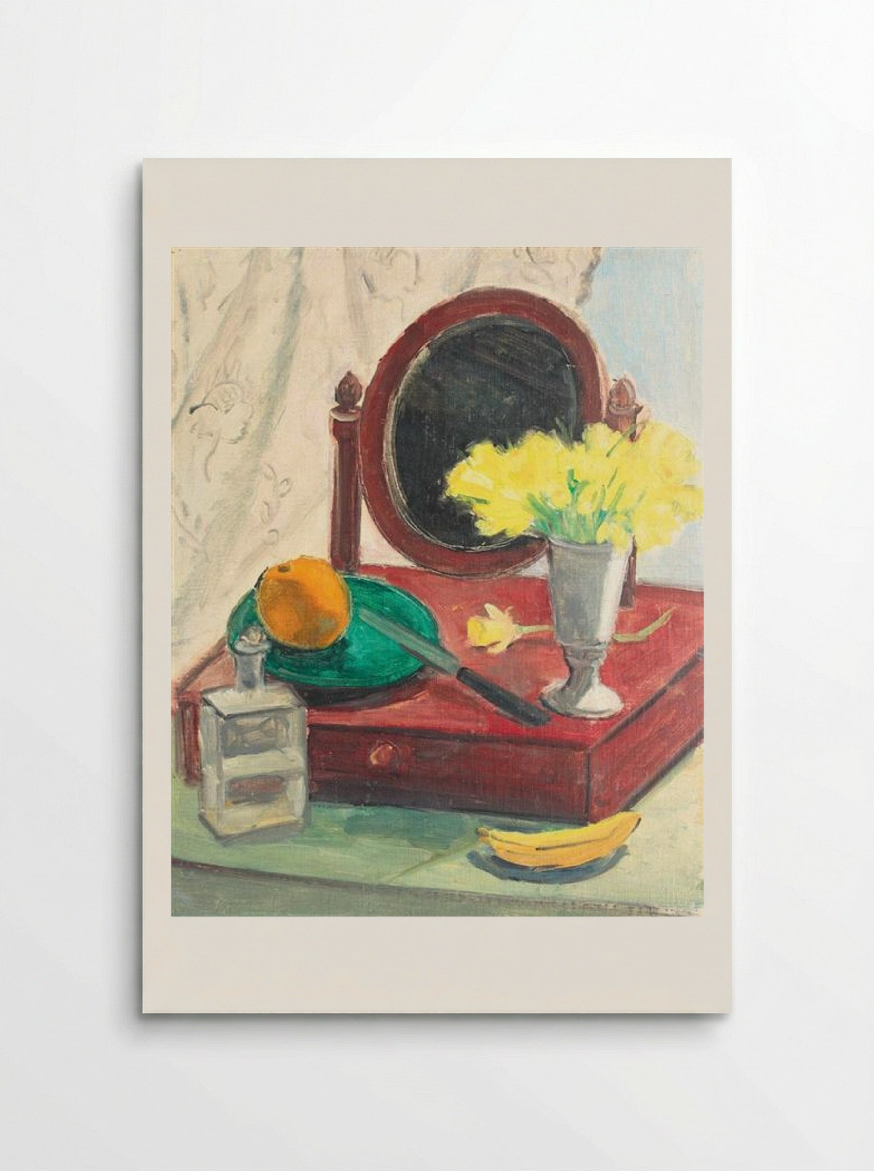 Still Life with Narcissus and Mirror - Theodor Pallady - Poster