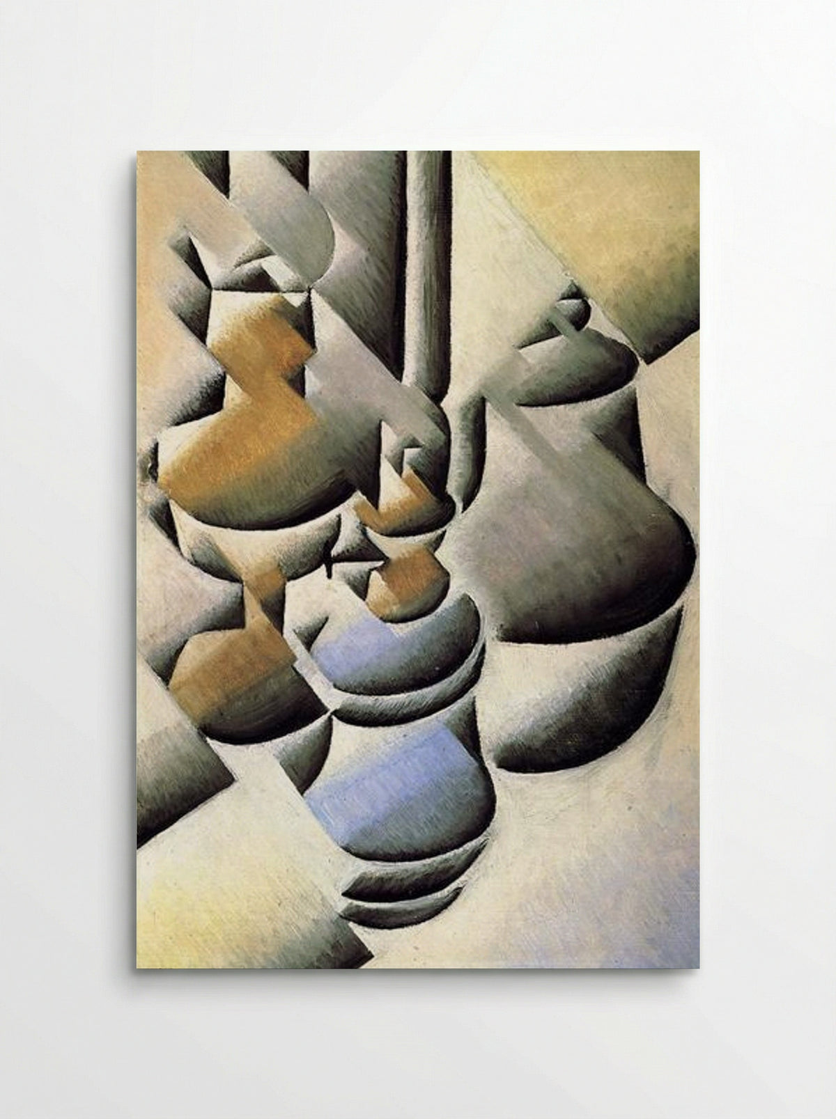 Still Life with Oil Lamp - Juan Gris - Poster