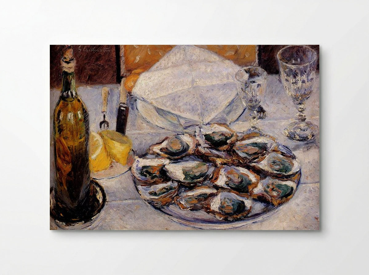 Still Life with Oysters - Gustave Caillebotte - Poster