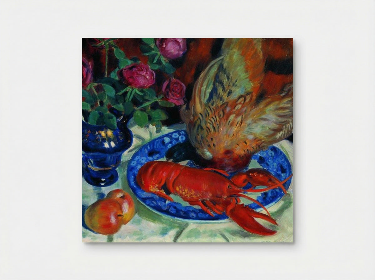 Still Life with Pheasant - Boris Kustodiev - Poster