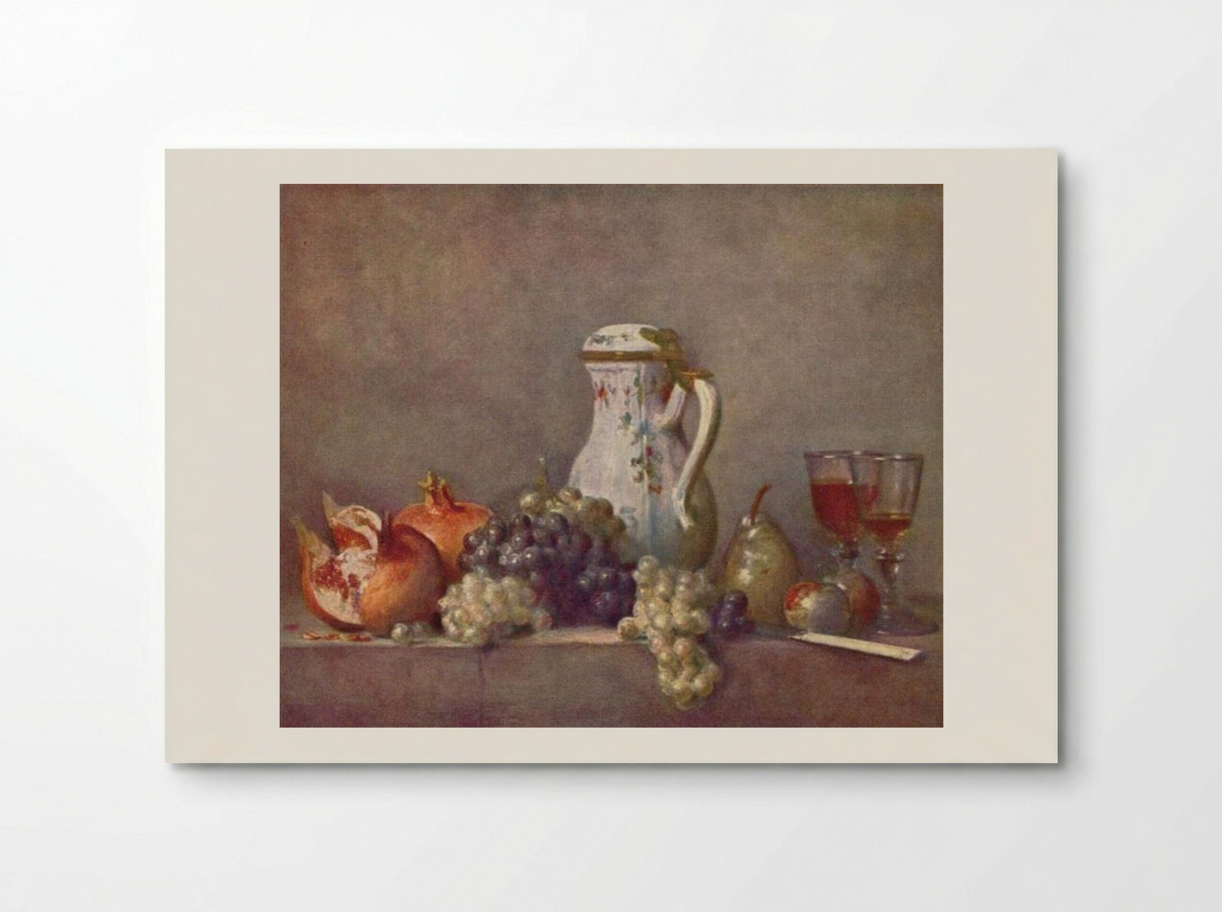 Still Life with Porcelain Teapot - Jean-Baptiste-Siméon Chardin - Poster
