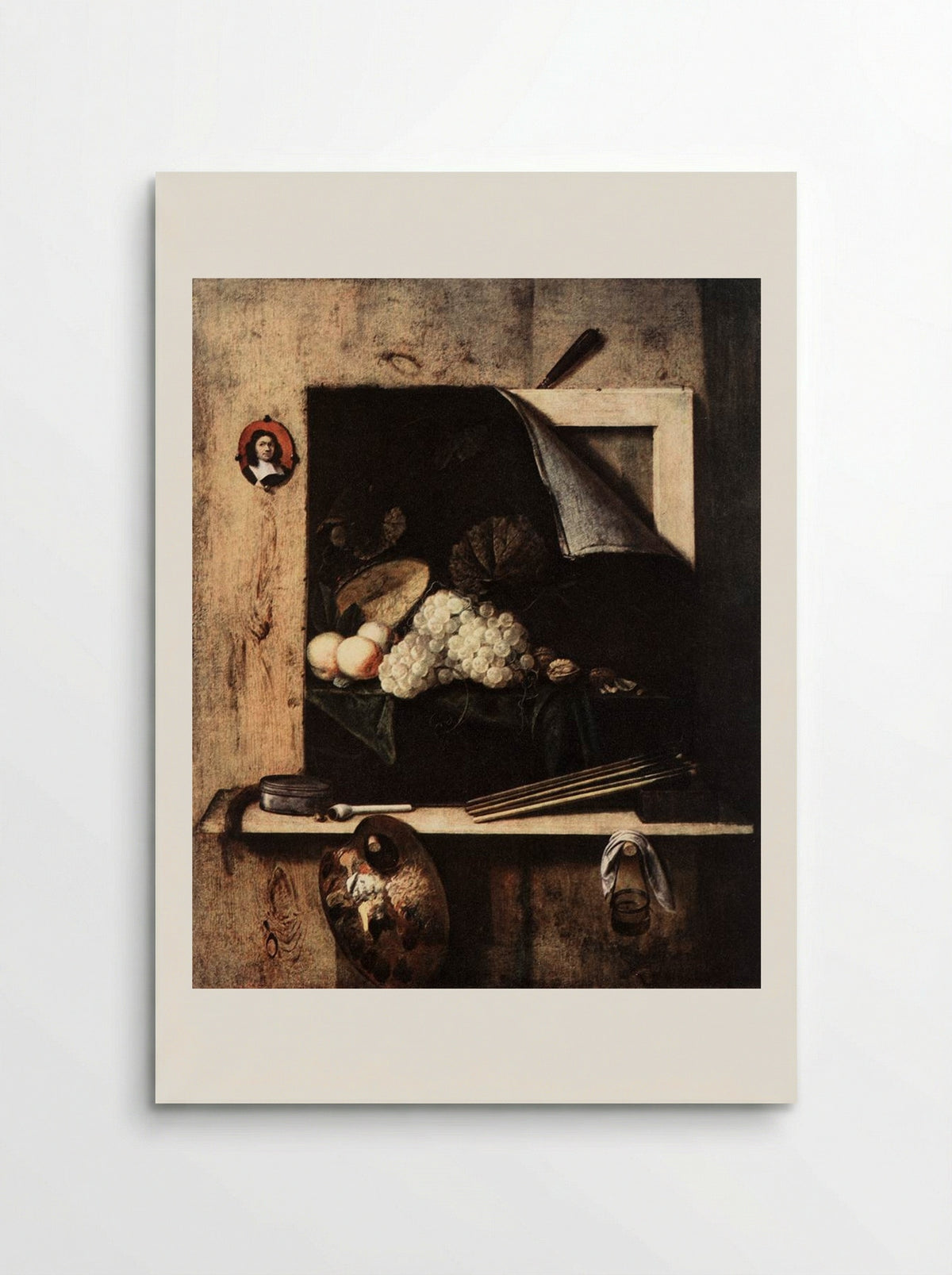 Still-Life with Self-Portrait - Cornelis Norbertus Gysbrechts - Poster