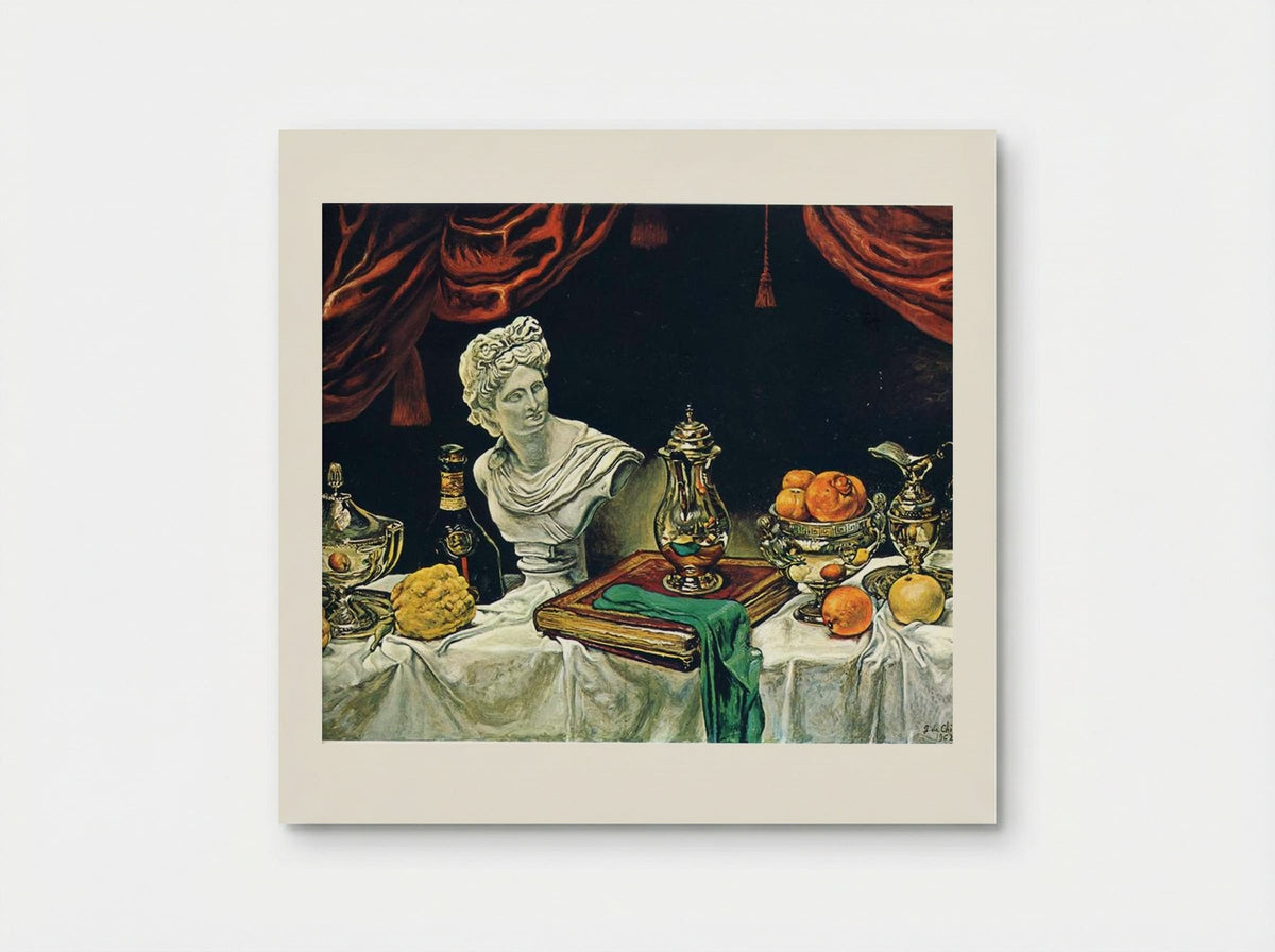 Still Life with Silver Ware - Giorgio de Chirico - Poster