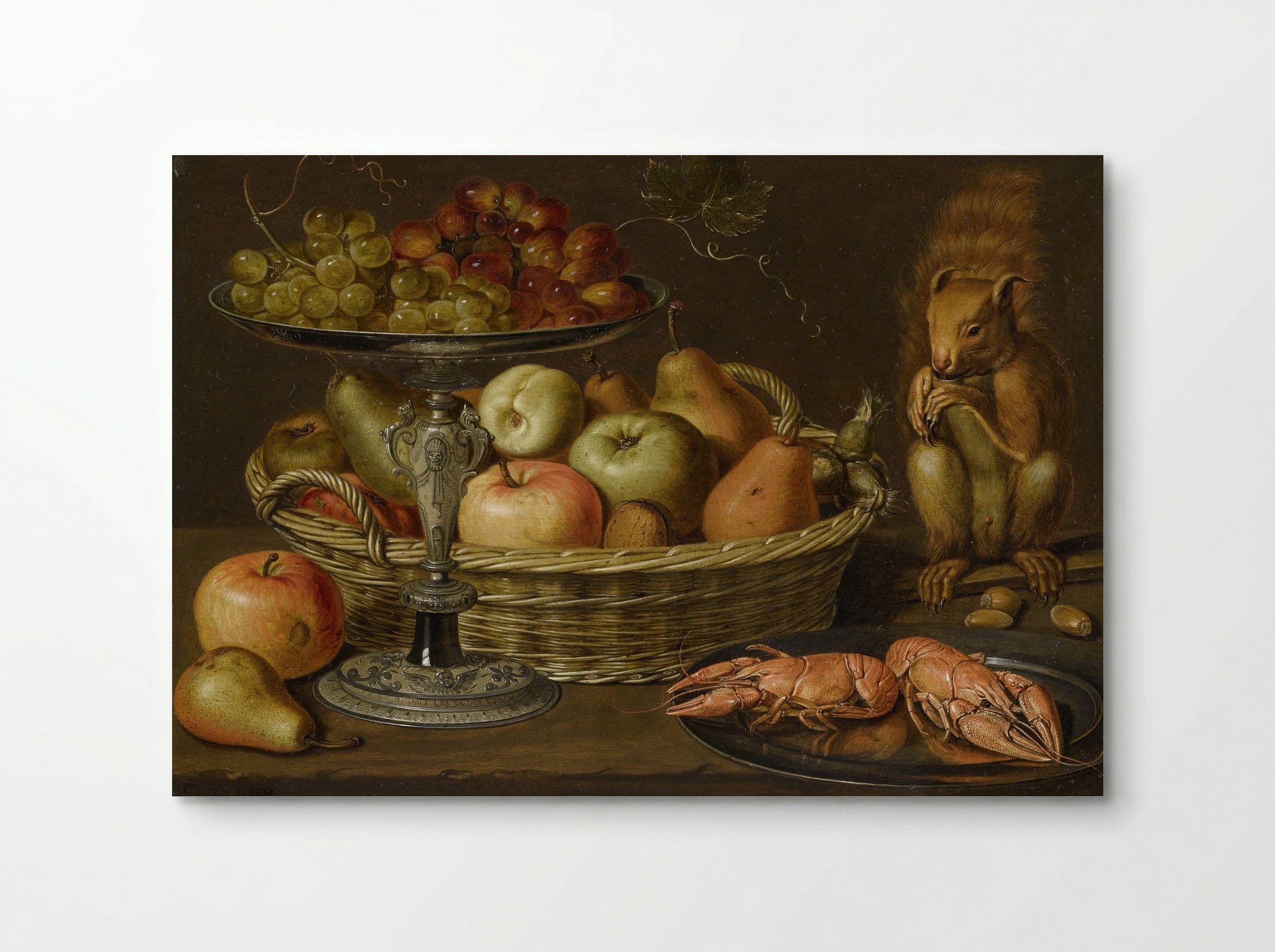 Still Life with Silver-gilt Tazza - Clara Peeters - Poster