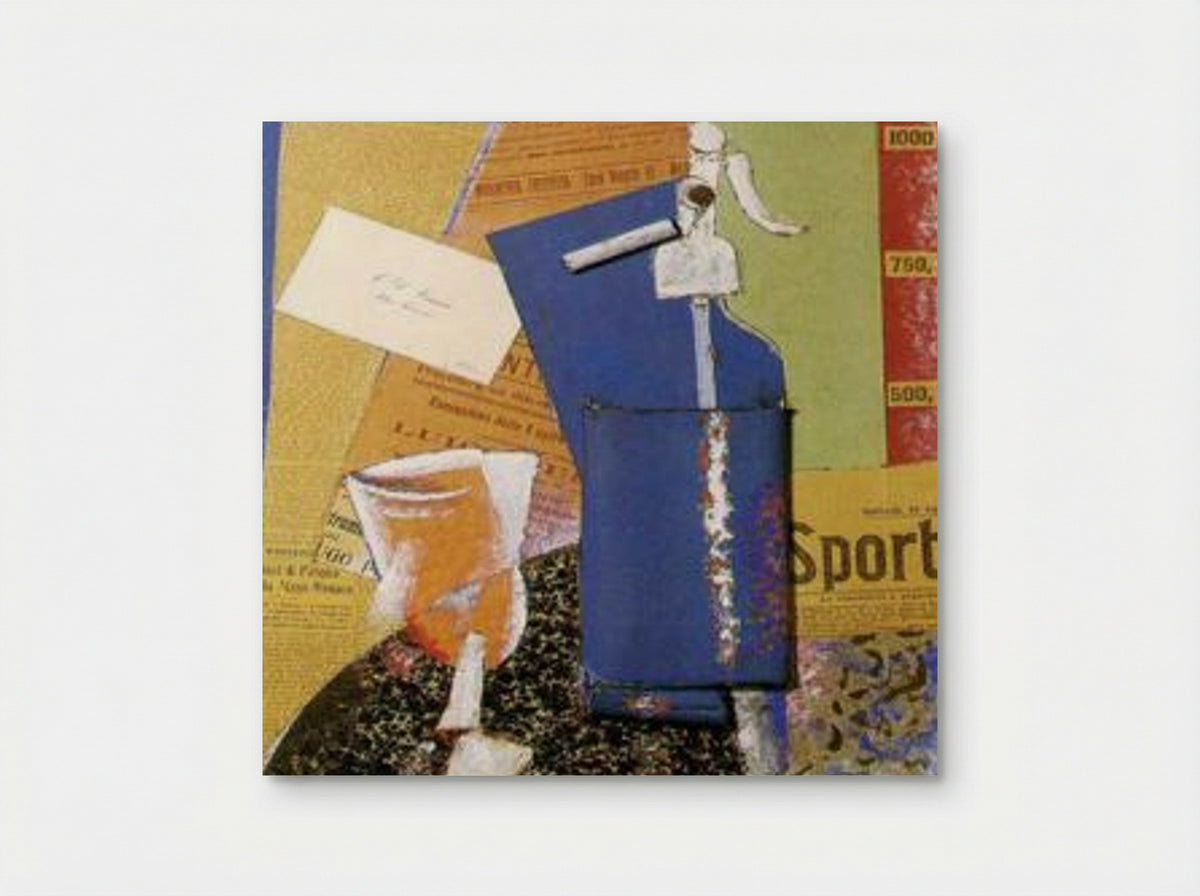 Still Life with Syphon Soda Water - Carlo Carrà - Poster