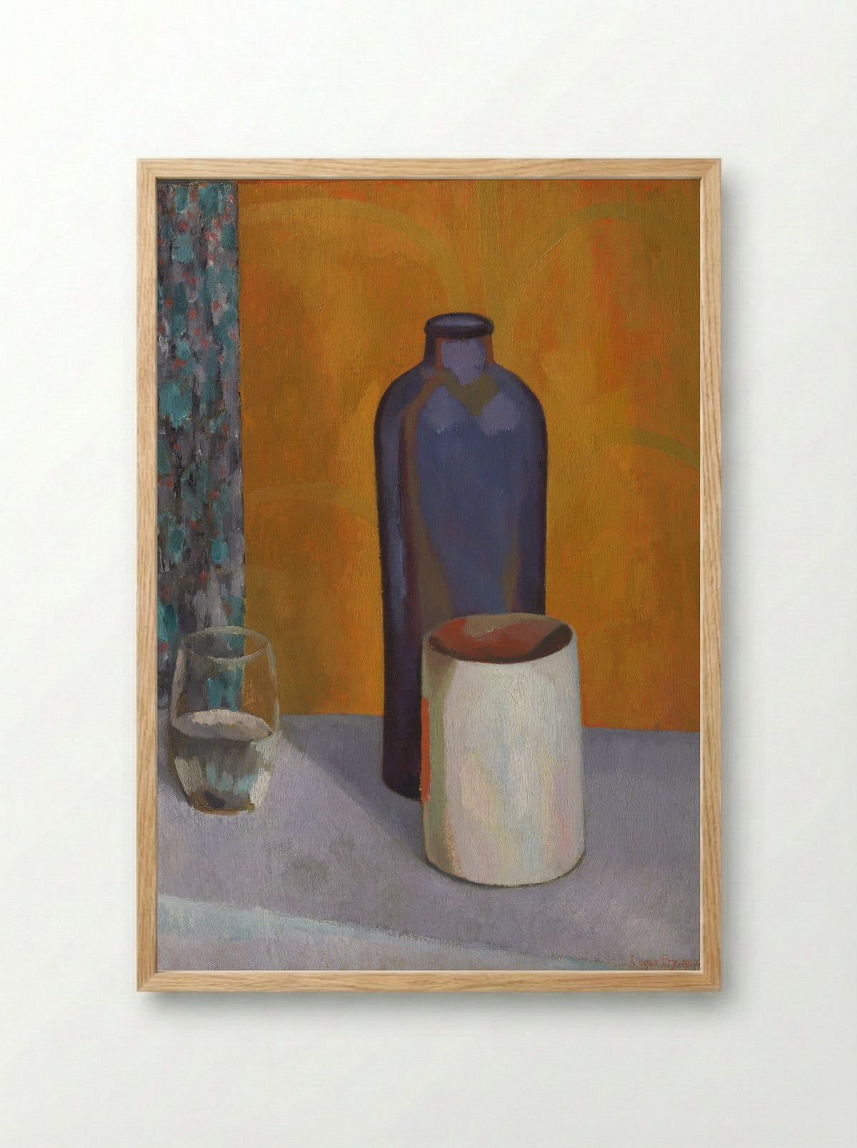 Still Life with T'ang Horse - Roger Fry - Framed Print Wood