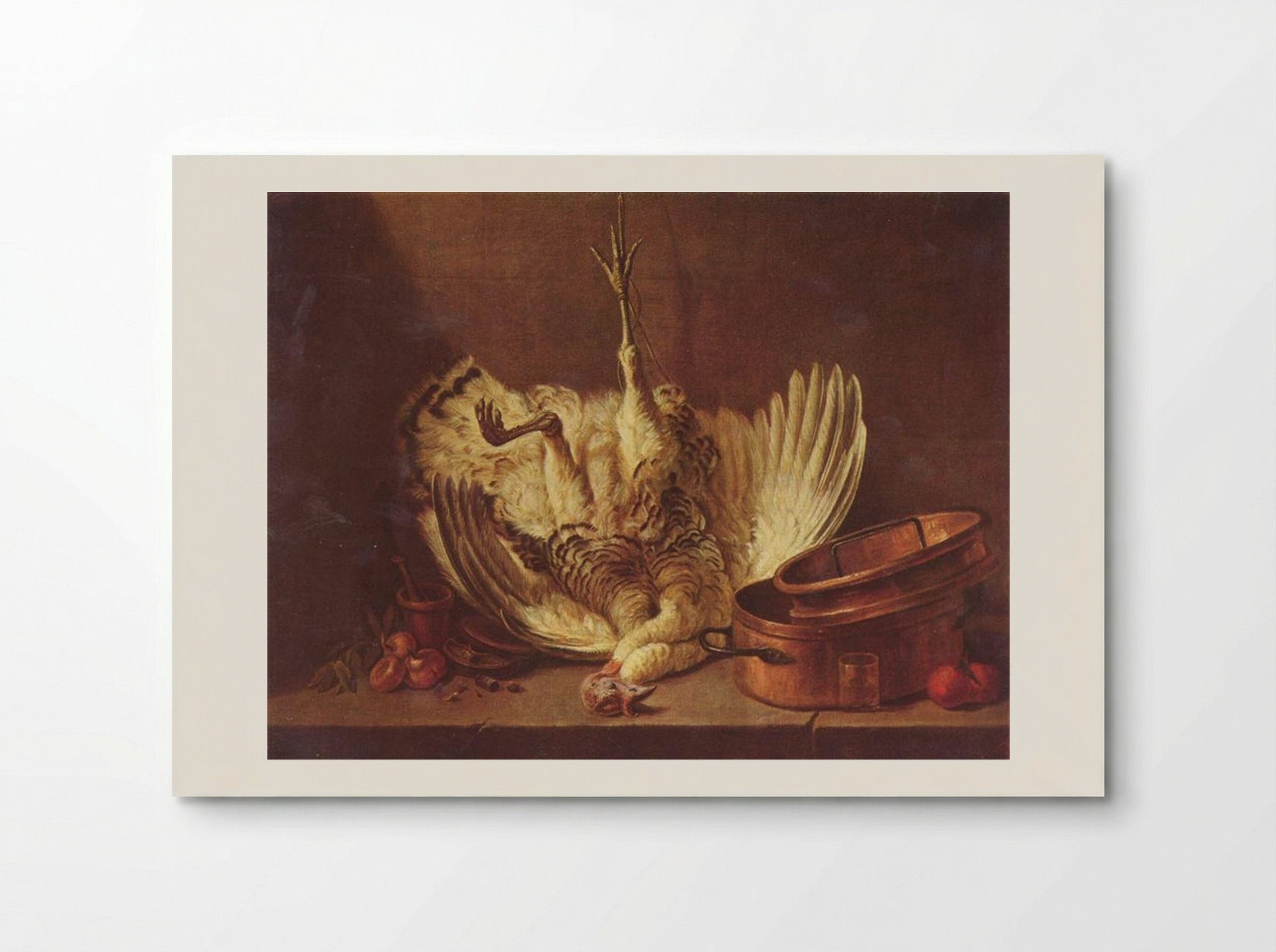 Still Life with Turkey Hanged - Jean-Baptiste-Siméon Chardin - Poster