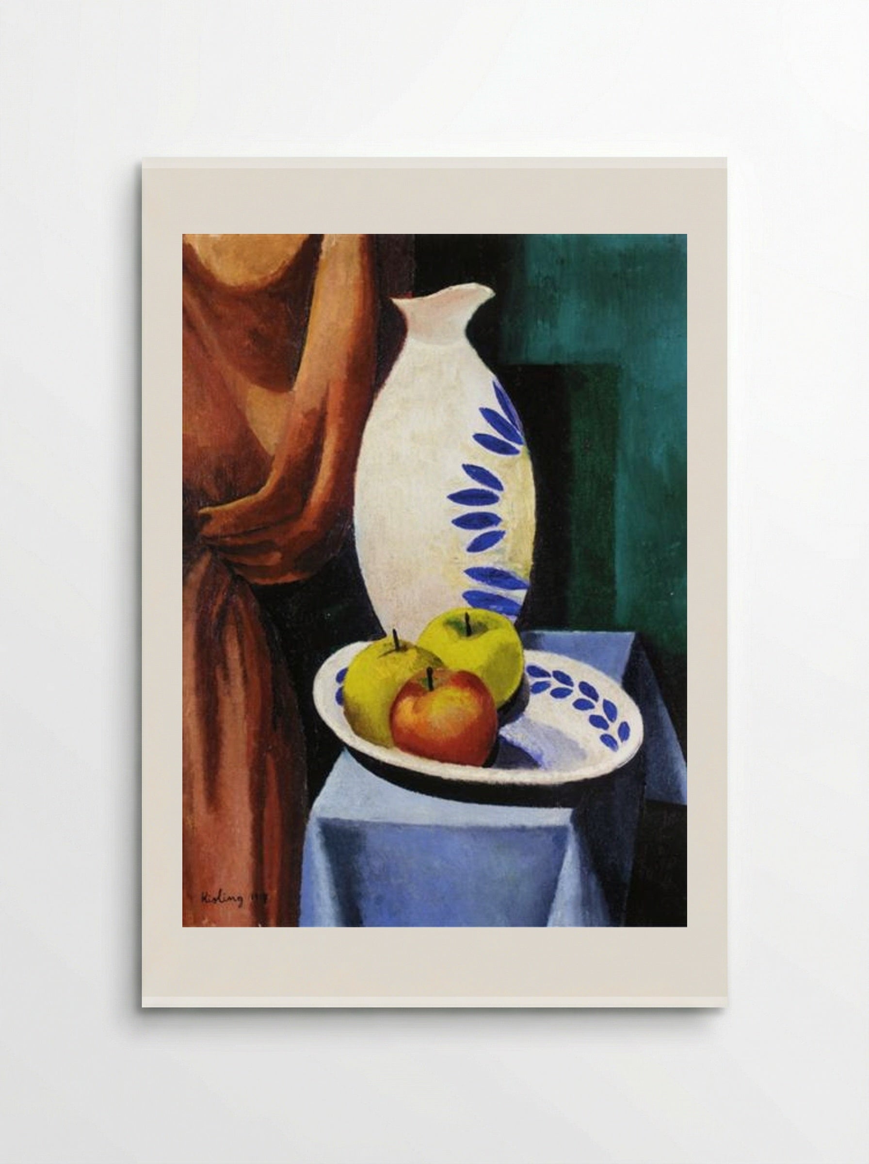 Still Life with White Pitcher - Moïse Kisling - Poster