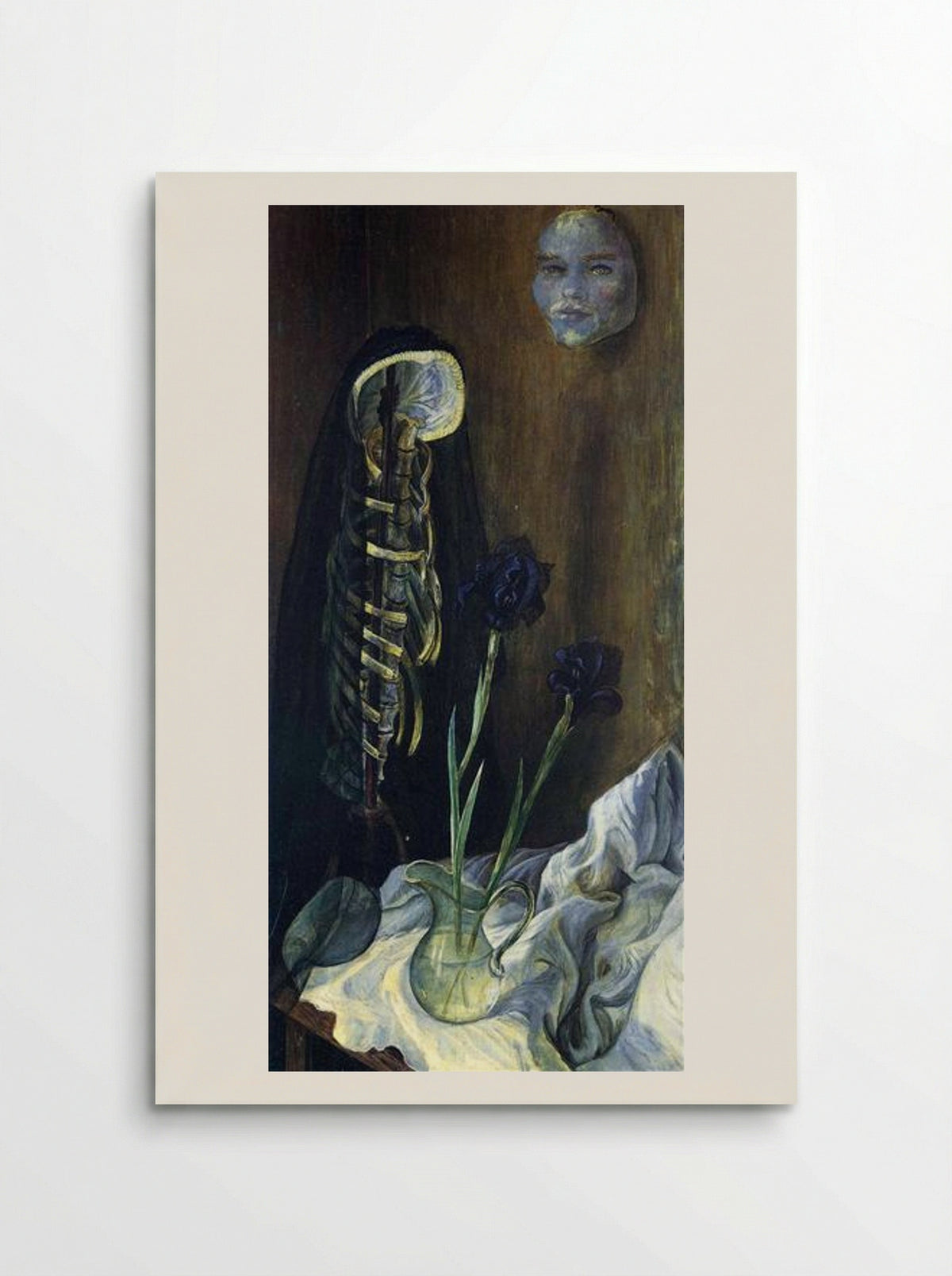 Still Life with Widow's Veil - Otto Dix - Poster