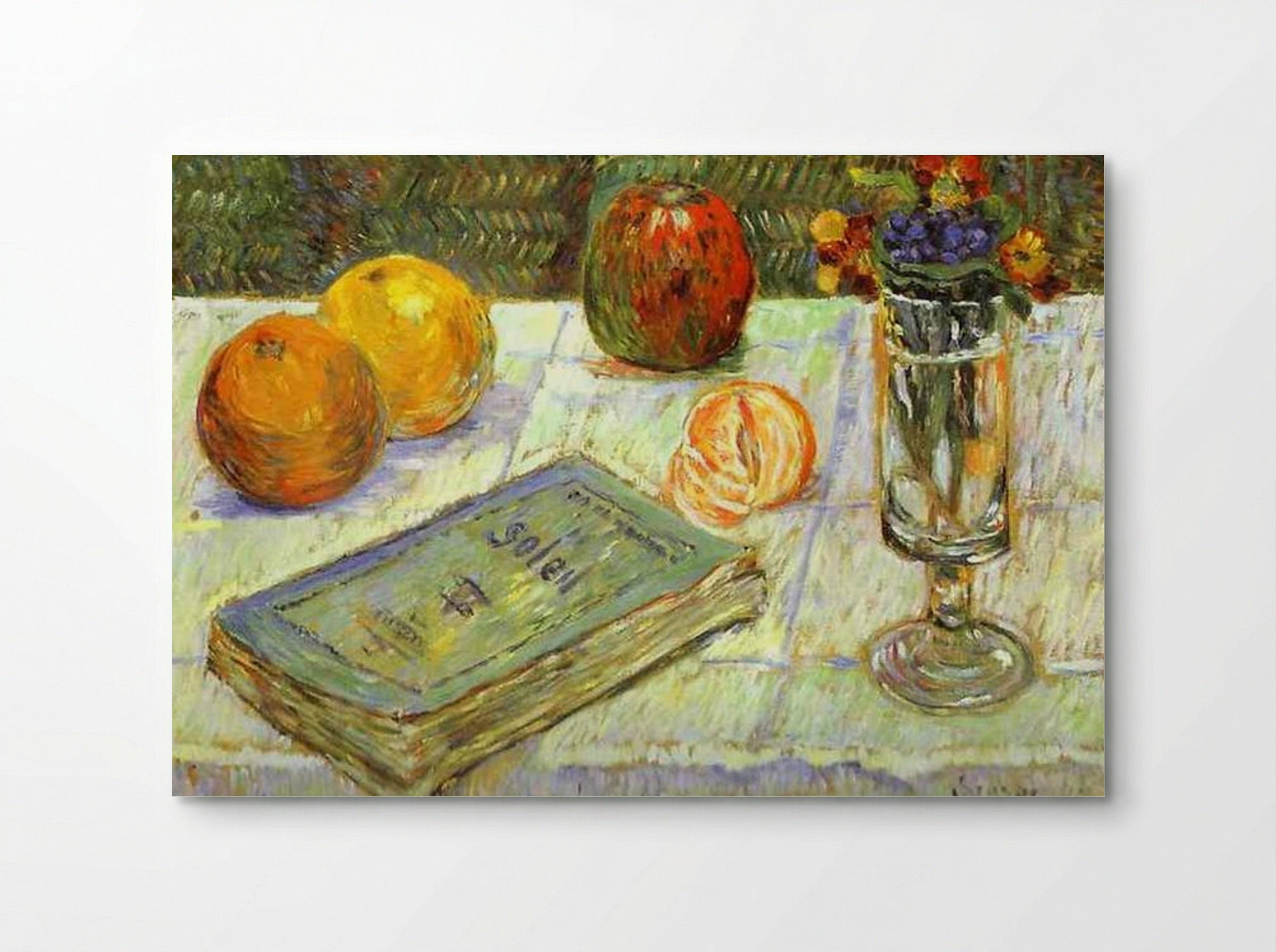 Still Life with a Book - Paul Signac - Poster