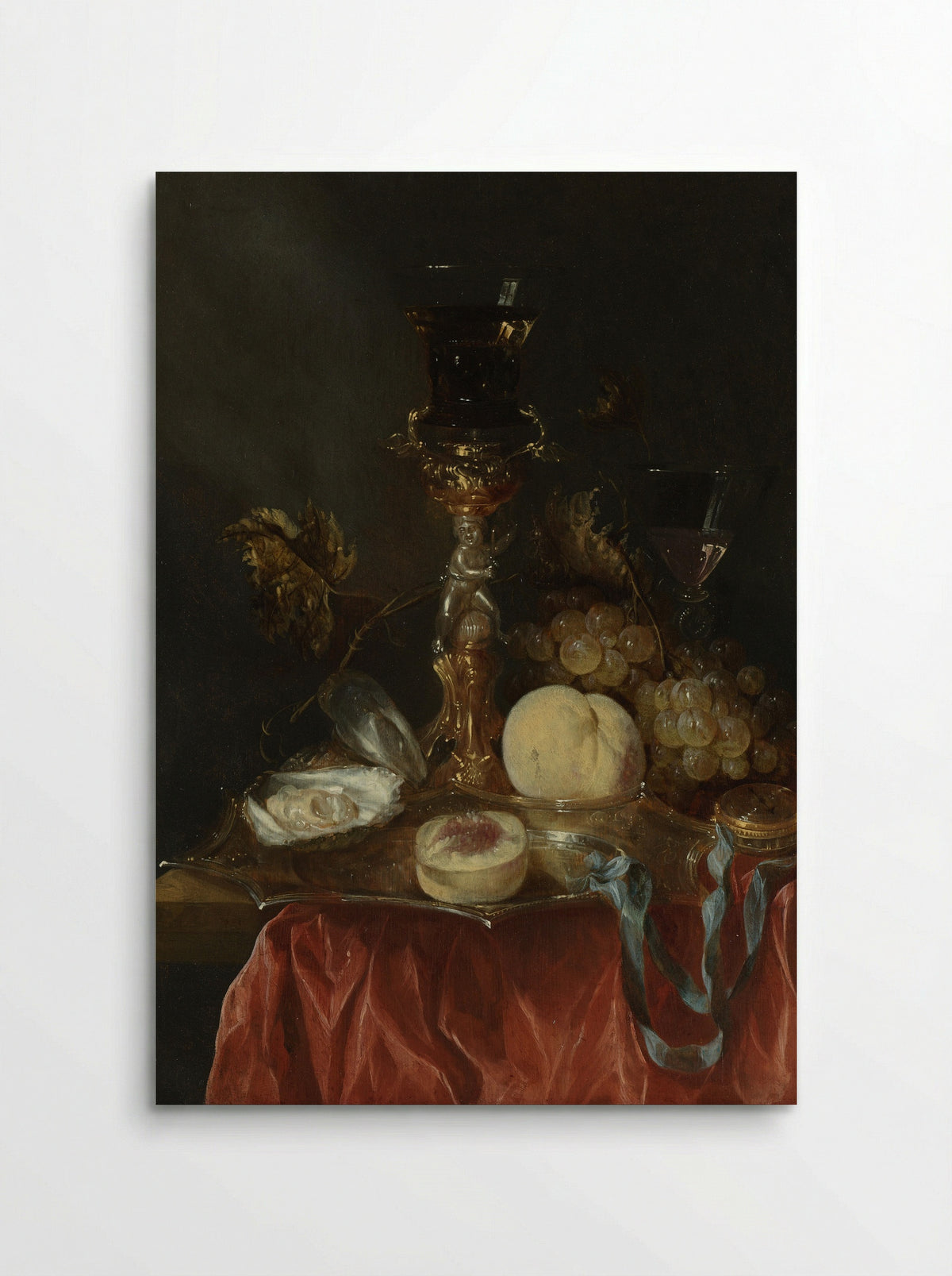Still Life with a Gilt Silver Cup - Abraham van Beijeren - Poster
