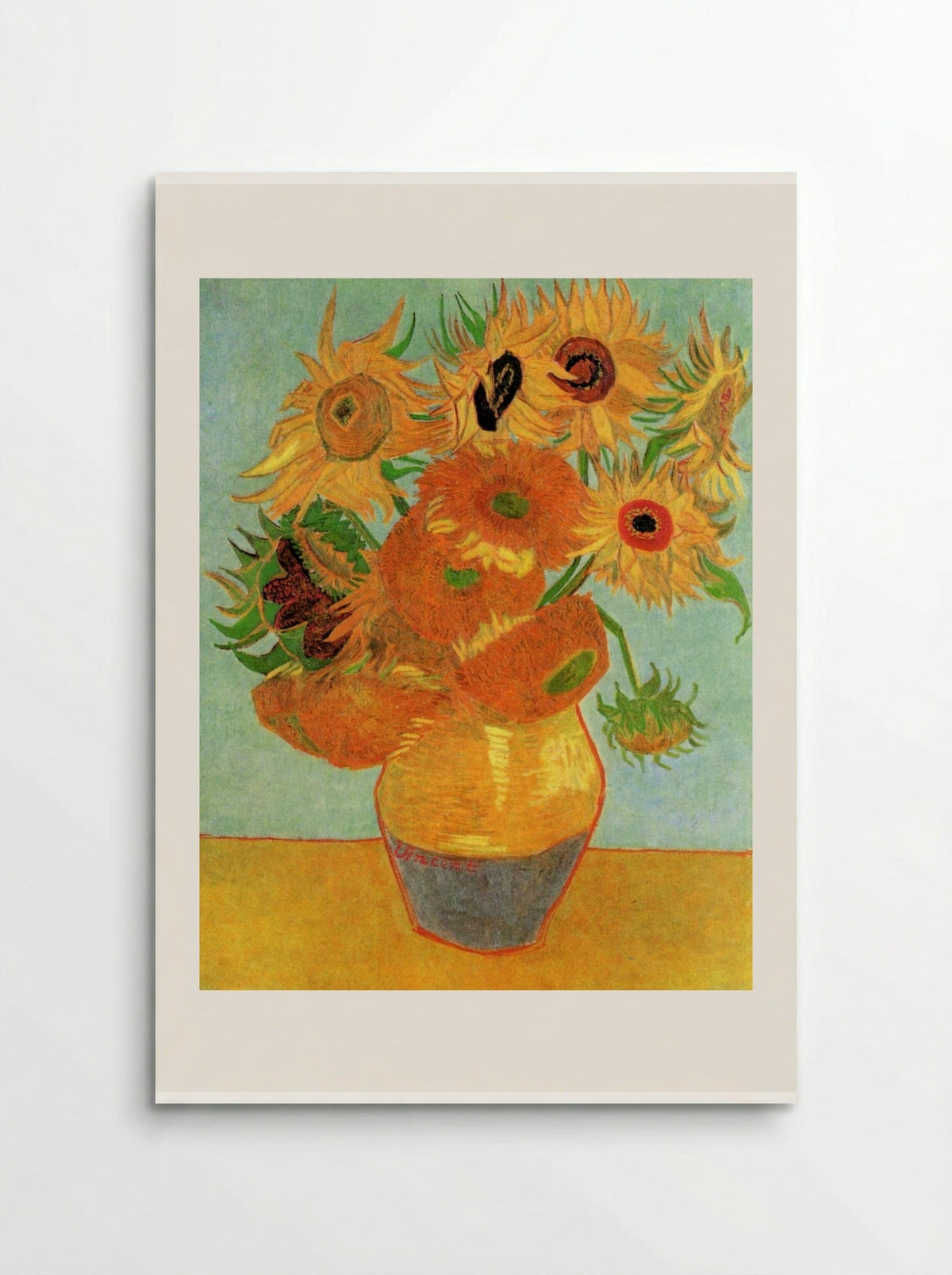 Still Life: Vase with Twelve Sunflowers - Vincent van Gogh - Poster