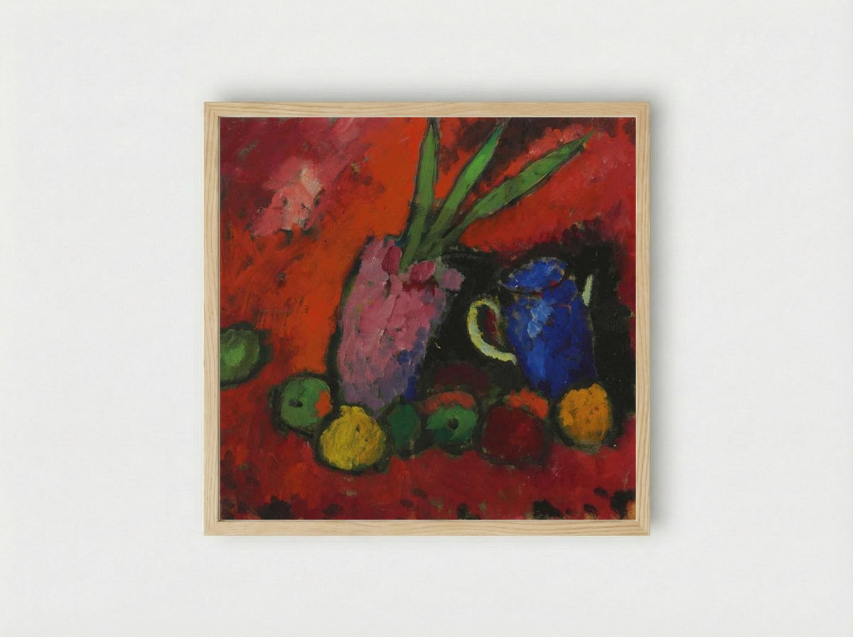 Still Life - Alexej von Jawlensky - Framed Print Wood