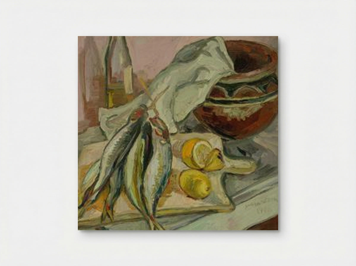 Still life with African pot - Irma Stern - Poster