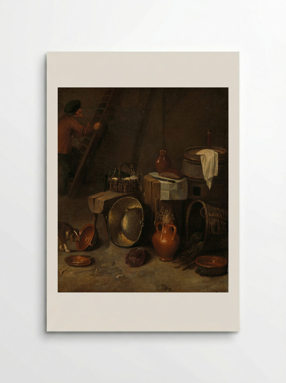 Stilleven in een stal - Hendrik Potuyl - Poster