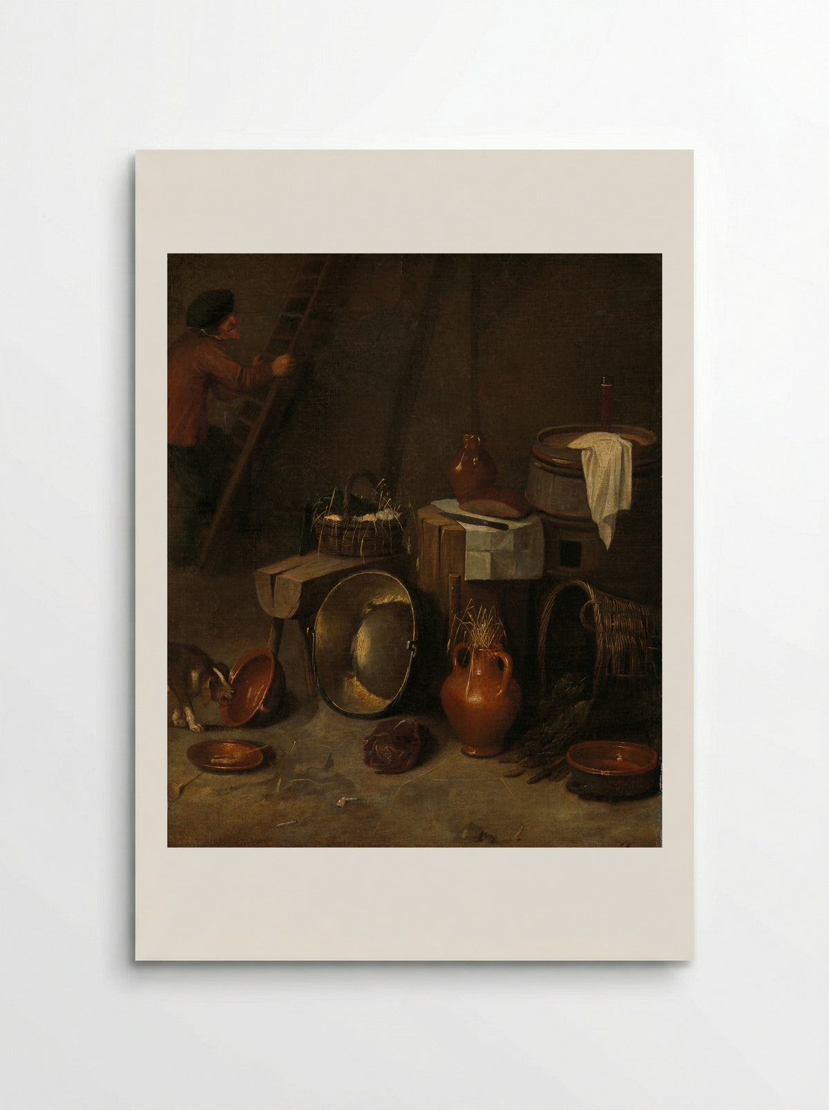 Stilleven in een stal - Hendrik Potuyl - Poster