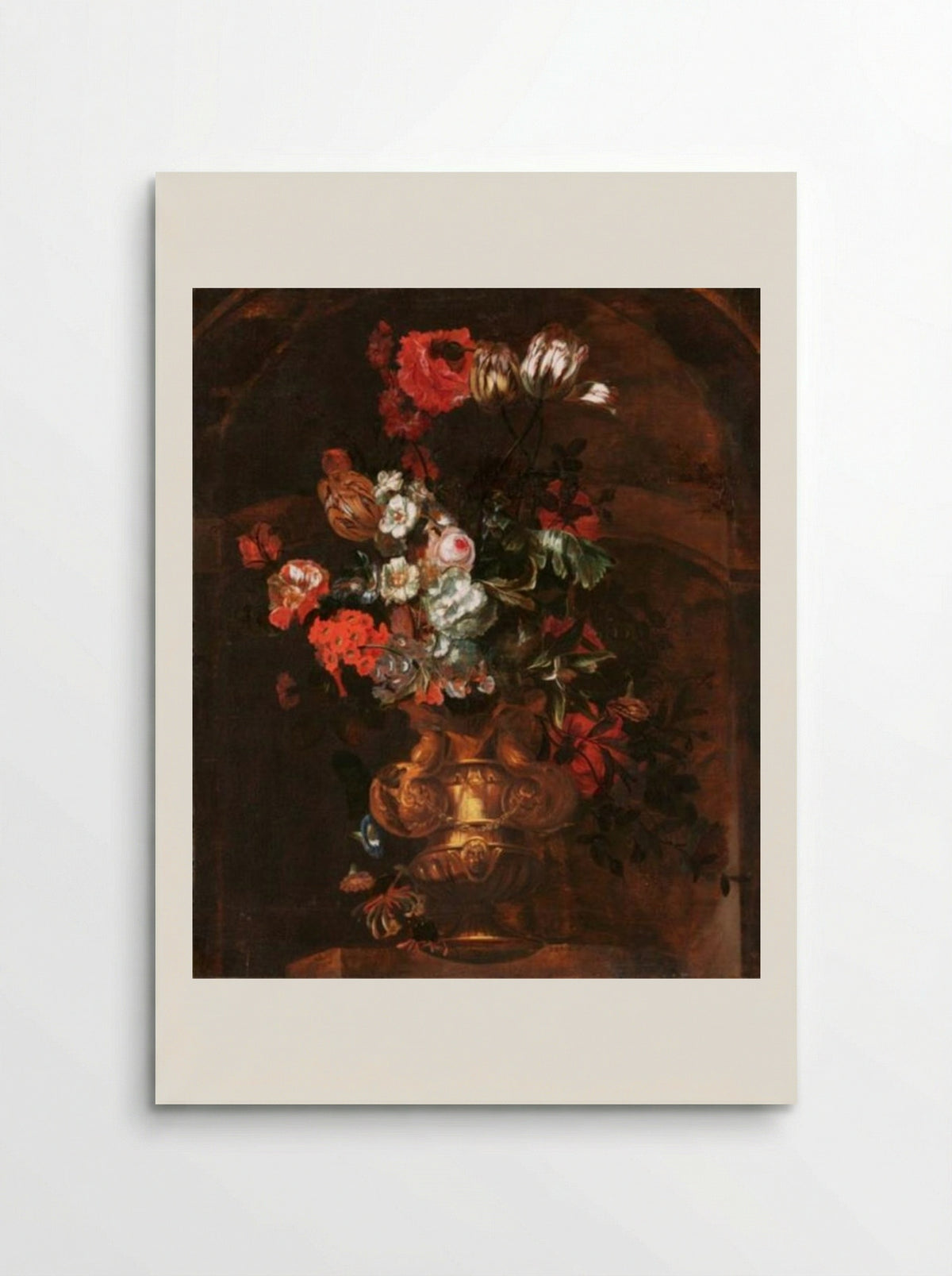 Stilleven met bloemen - Jacob Campo Weyerman - Poster