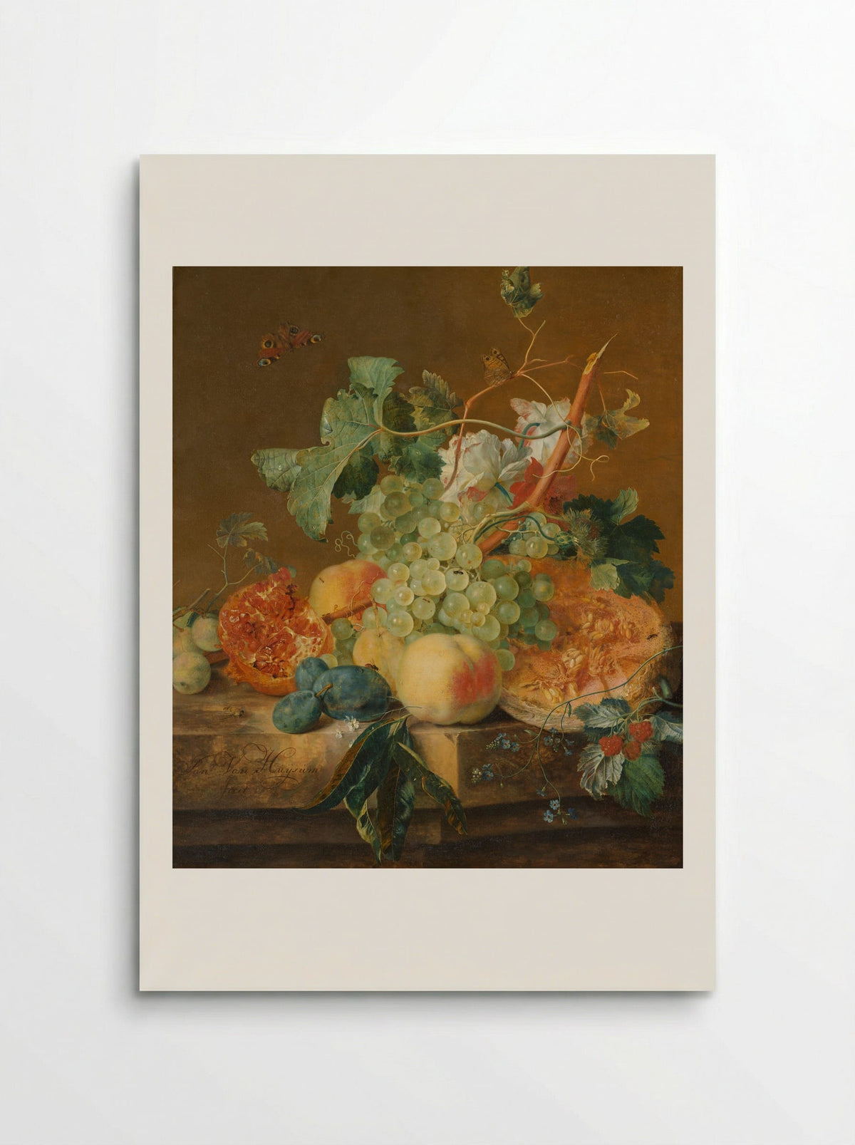 Stilleven met vruchten - Jan van Huysum - Poster