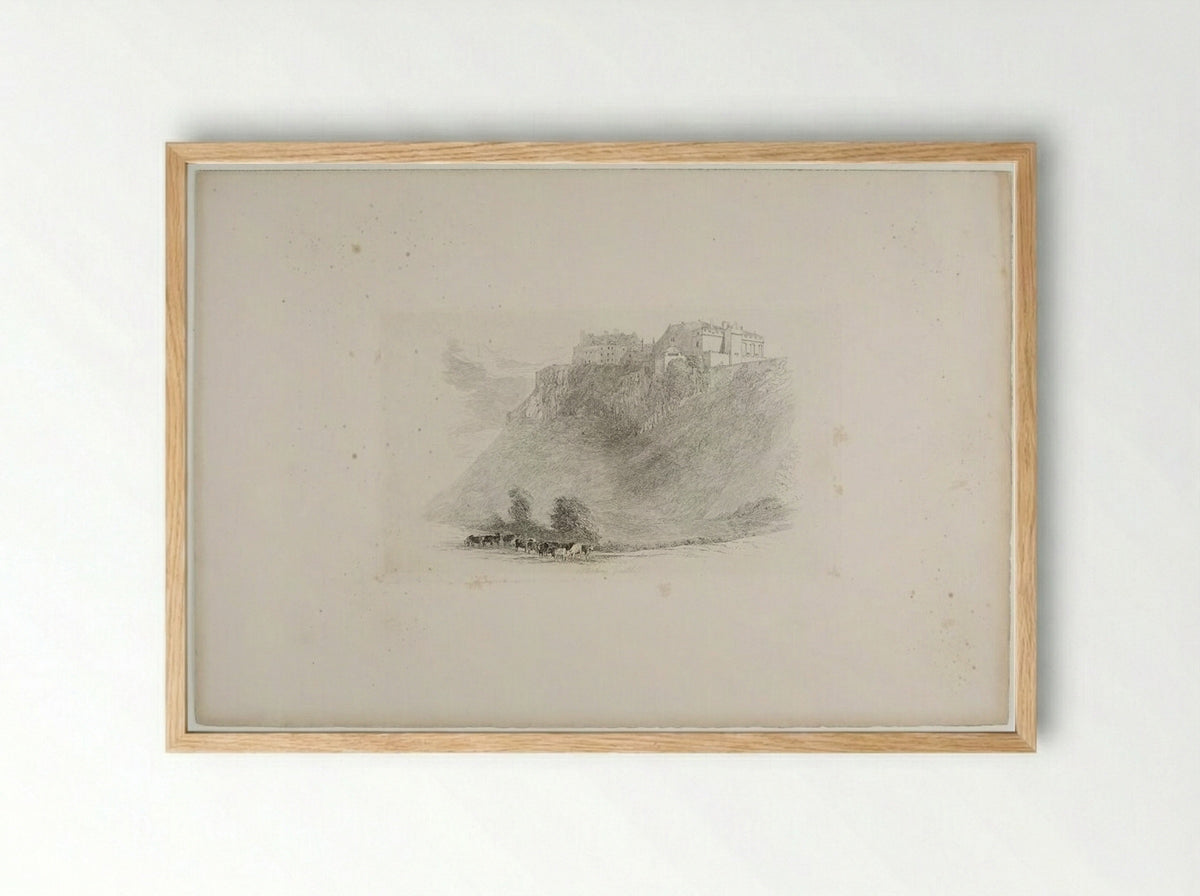 Stirling Castle - J. L. Cranstone - Framed Print Wood
