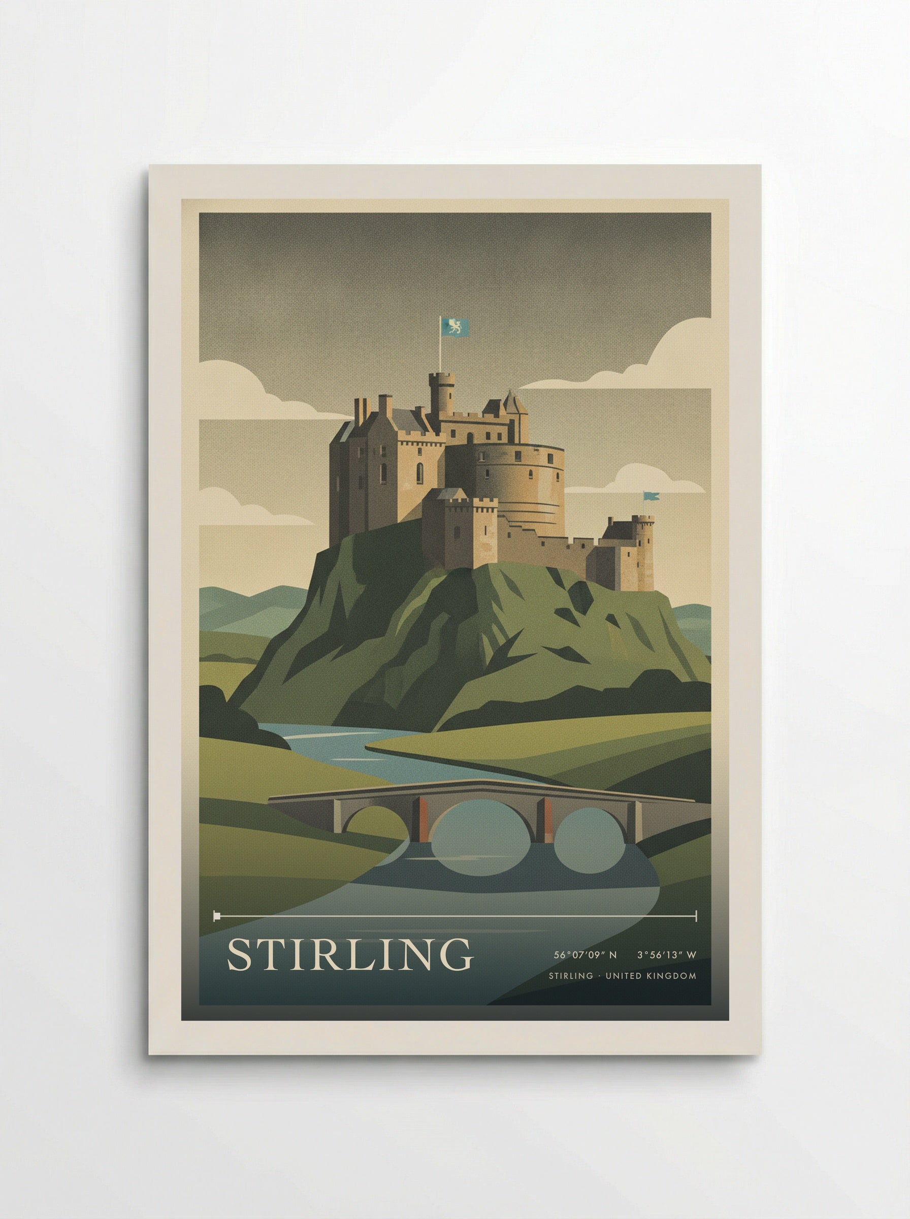 Stirling United Kingdom Travel Poster - Poster